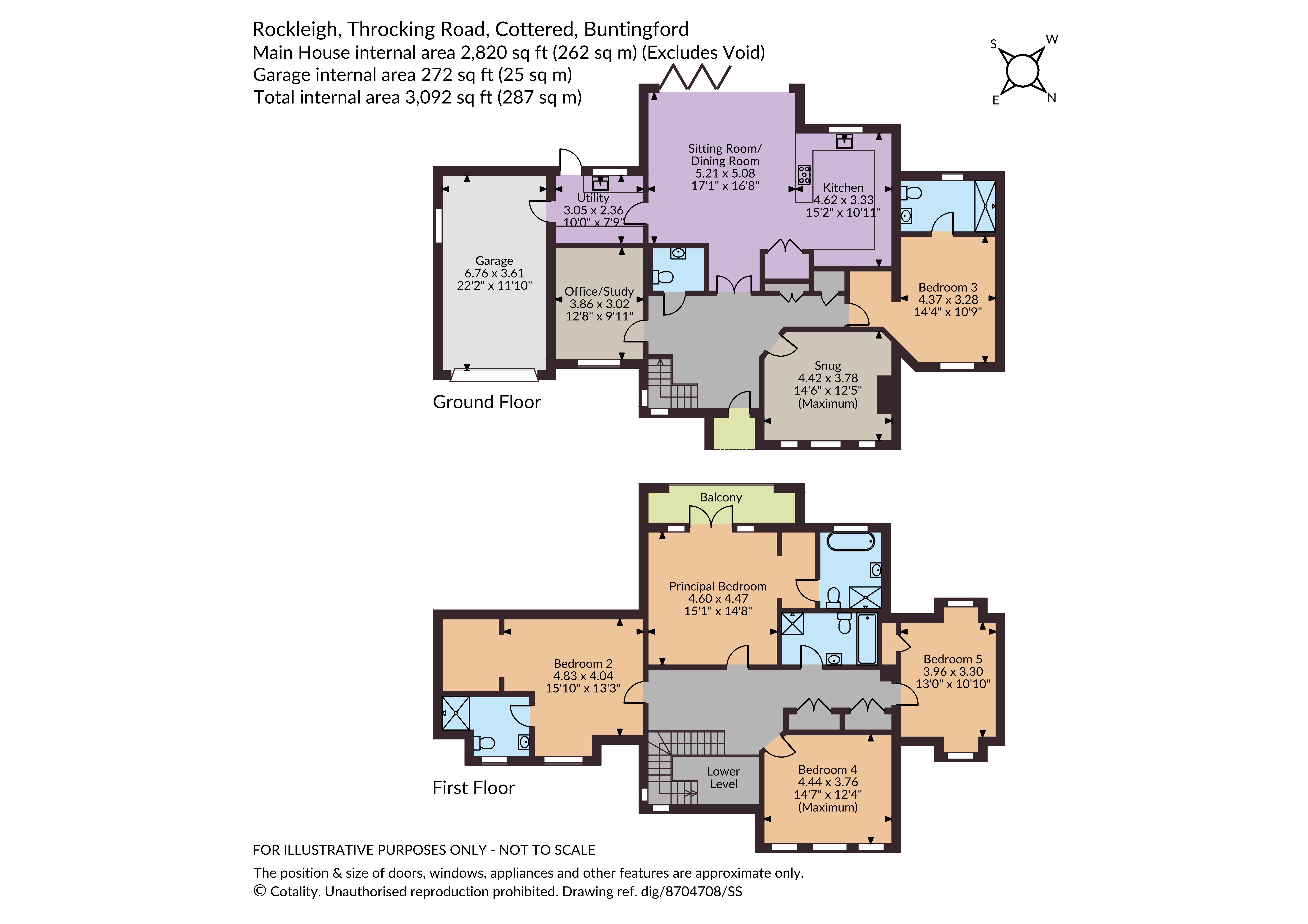 Rockleigh,, Throcking Road, Buntingford floorplan