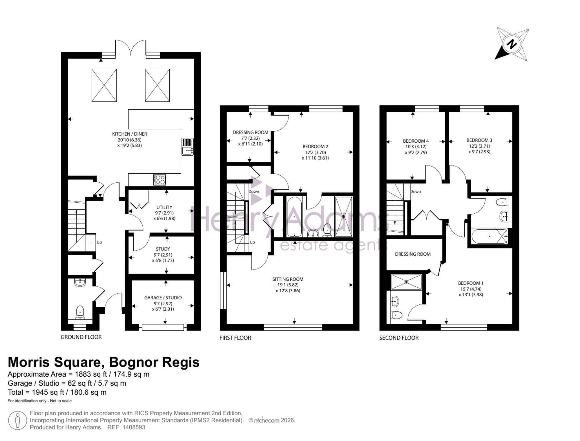 Morris Square, Bersted Park, PO21 floorplan