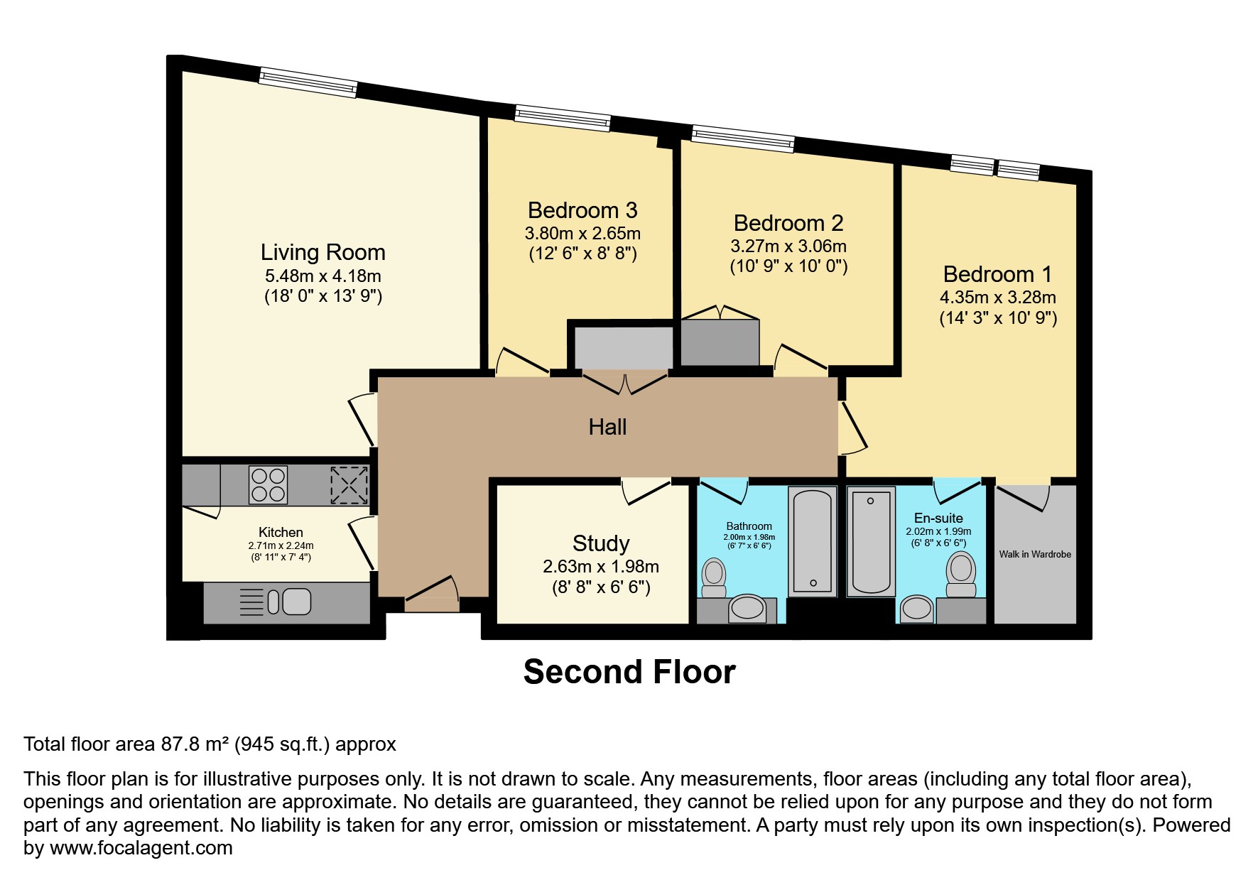 Flat 327/Central Tower, 300 Vauxhall Bridge Road, London floorplan
