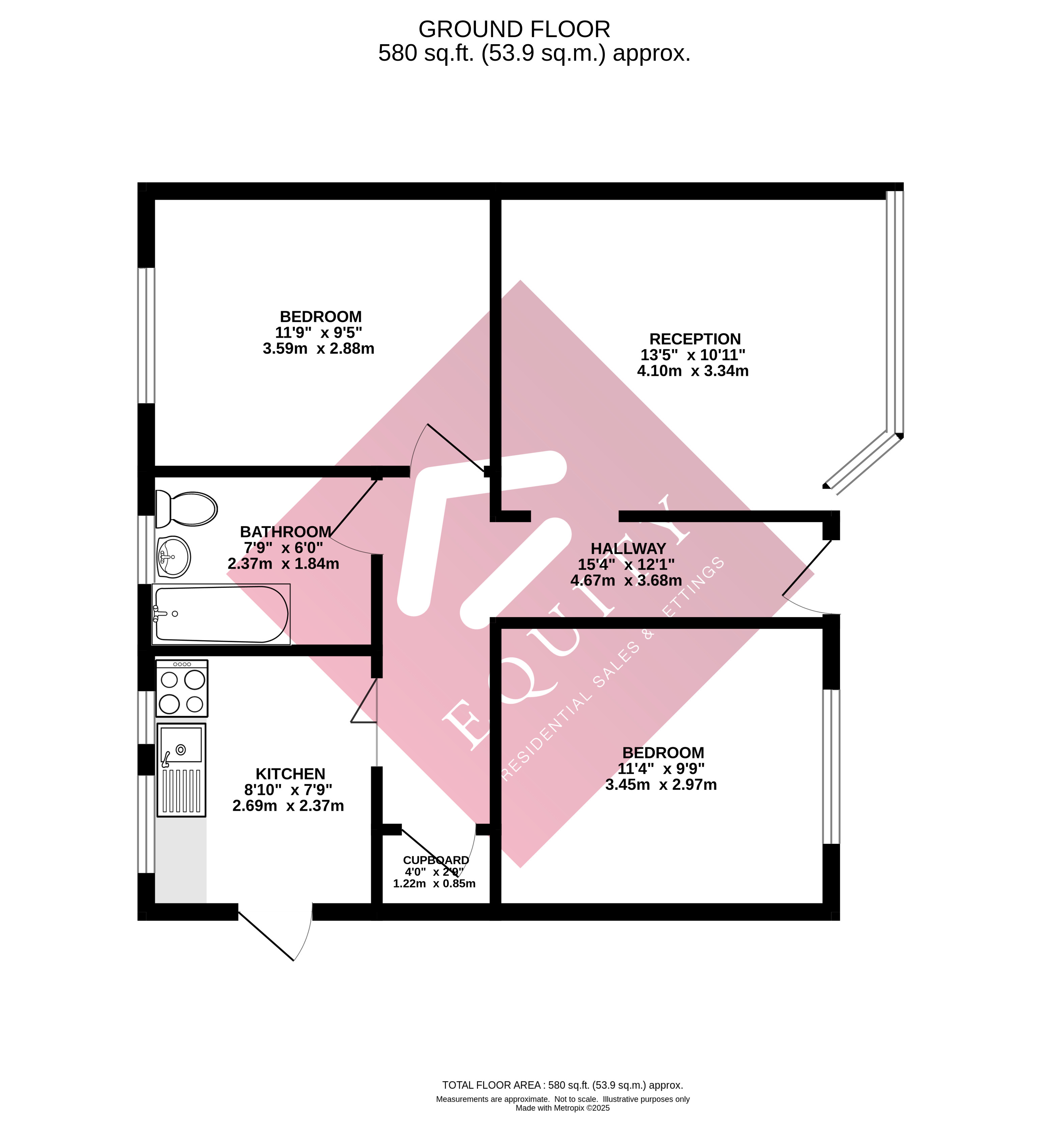 2, Crest Drive, Enfield floorplan
