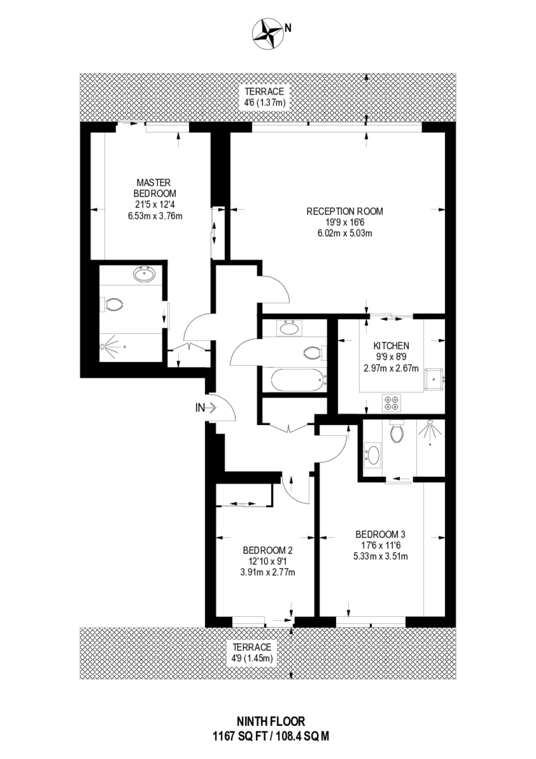 Duchess Walk, London Bridge floorplan