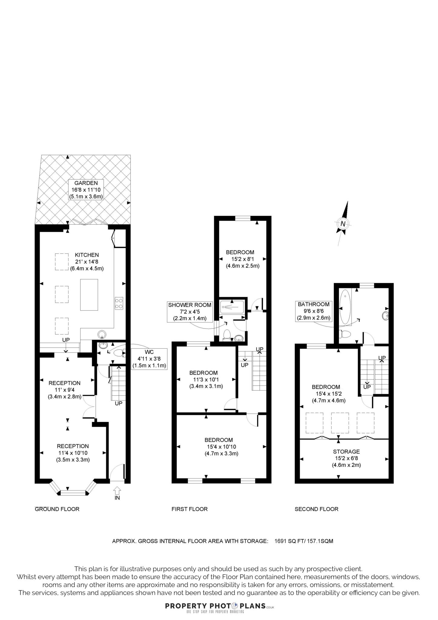 82, Cobbold Road, London floorplan