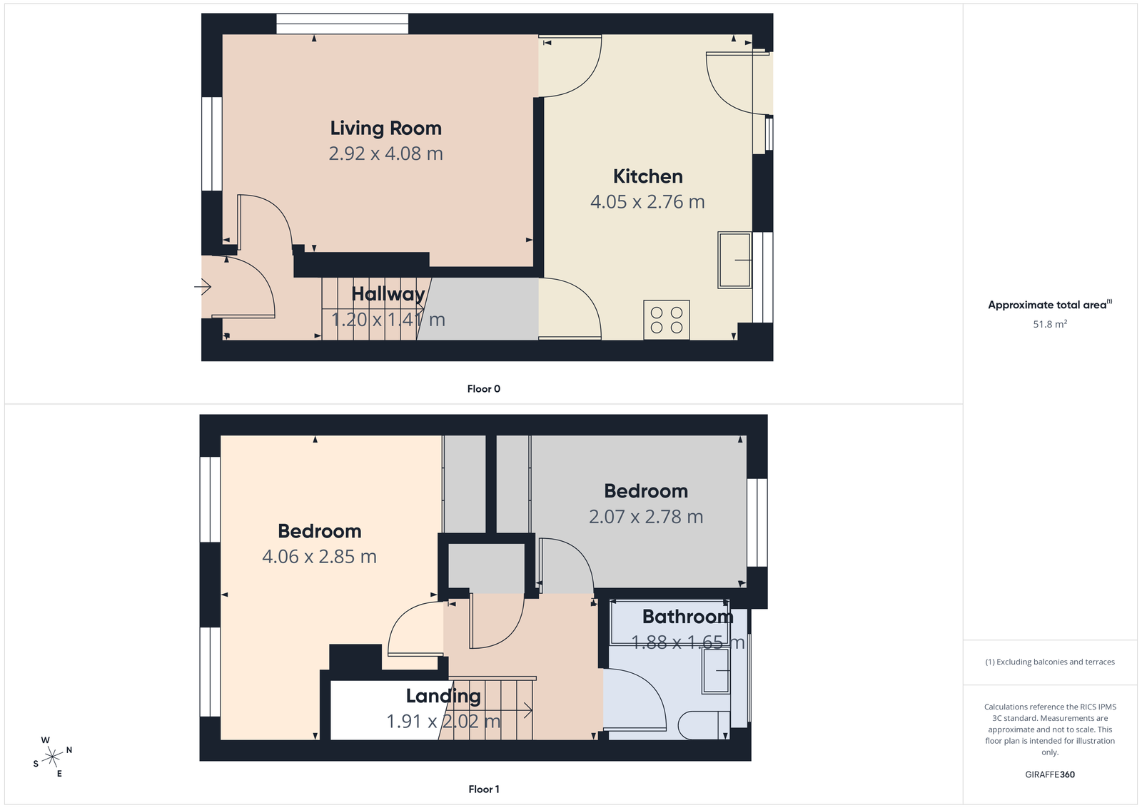64, Woodbury Road, Chatham floorplan