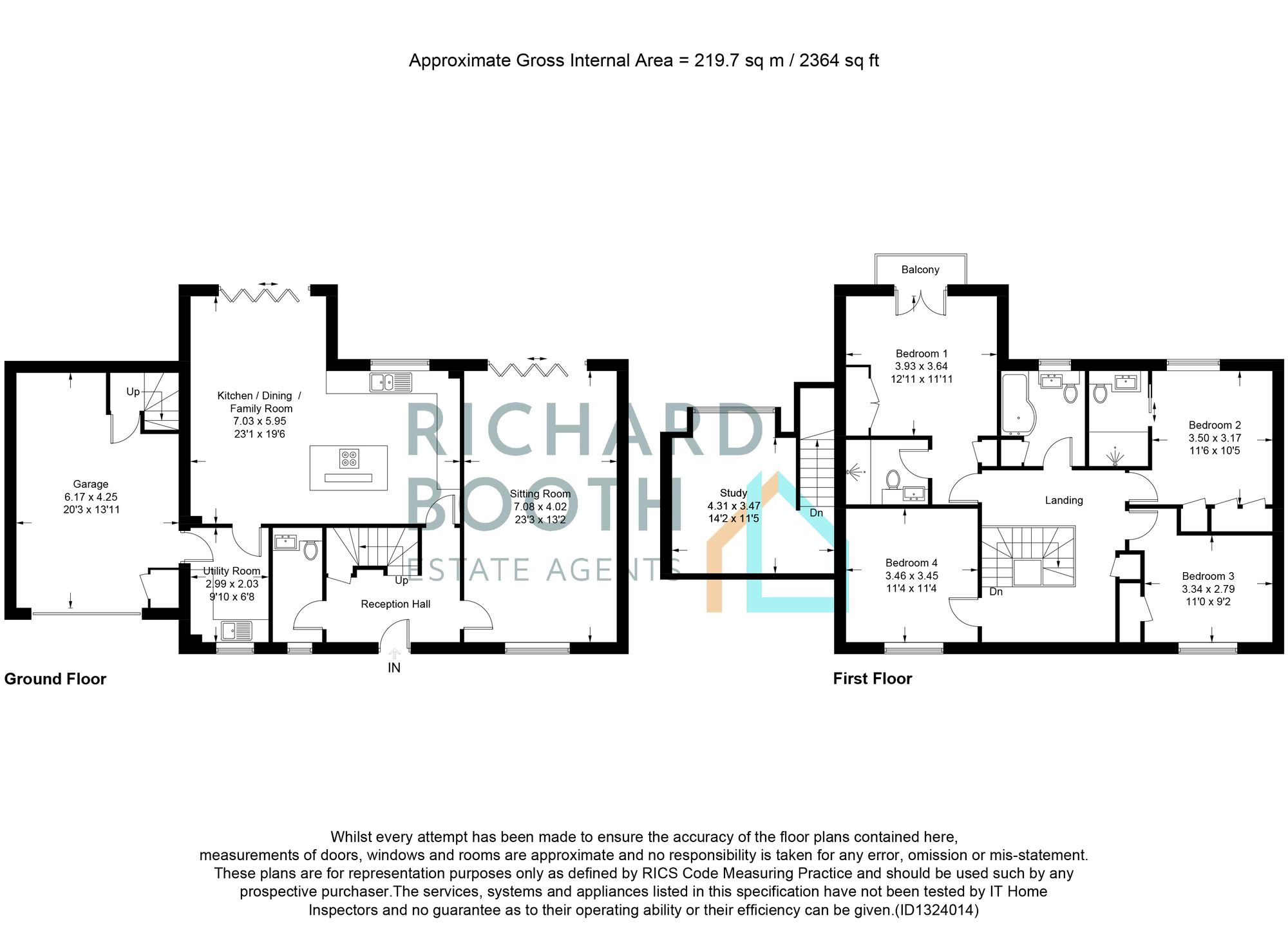 Hawthorn Lodge Witcham Road, Ely floorplan