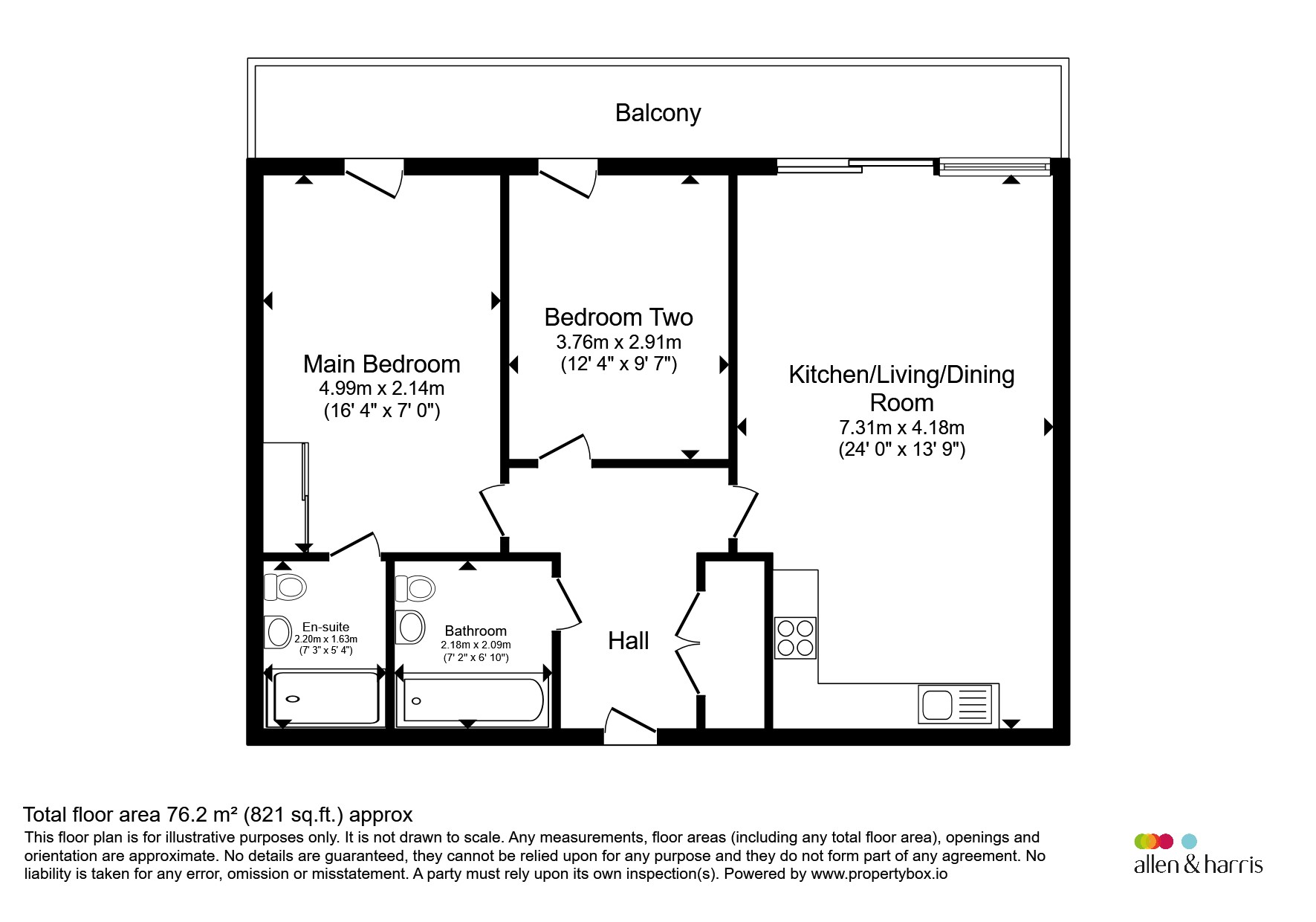 34, Dovercourt House, Ferry Court, Cardiff floorplan