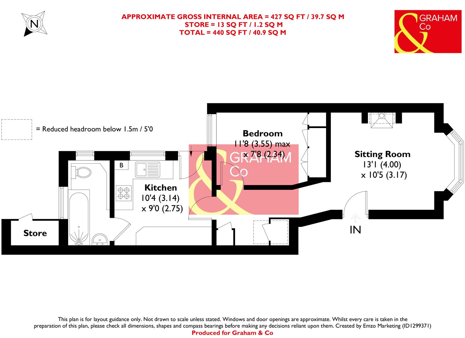 52b, Brassey Road, Winchester floorplan
