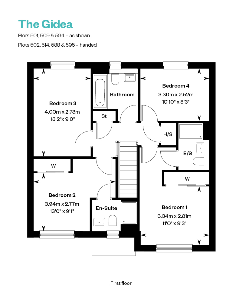 509, Willington Down, Didcot, Ox11 9Bs floorplan