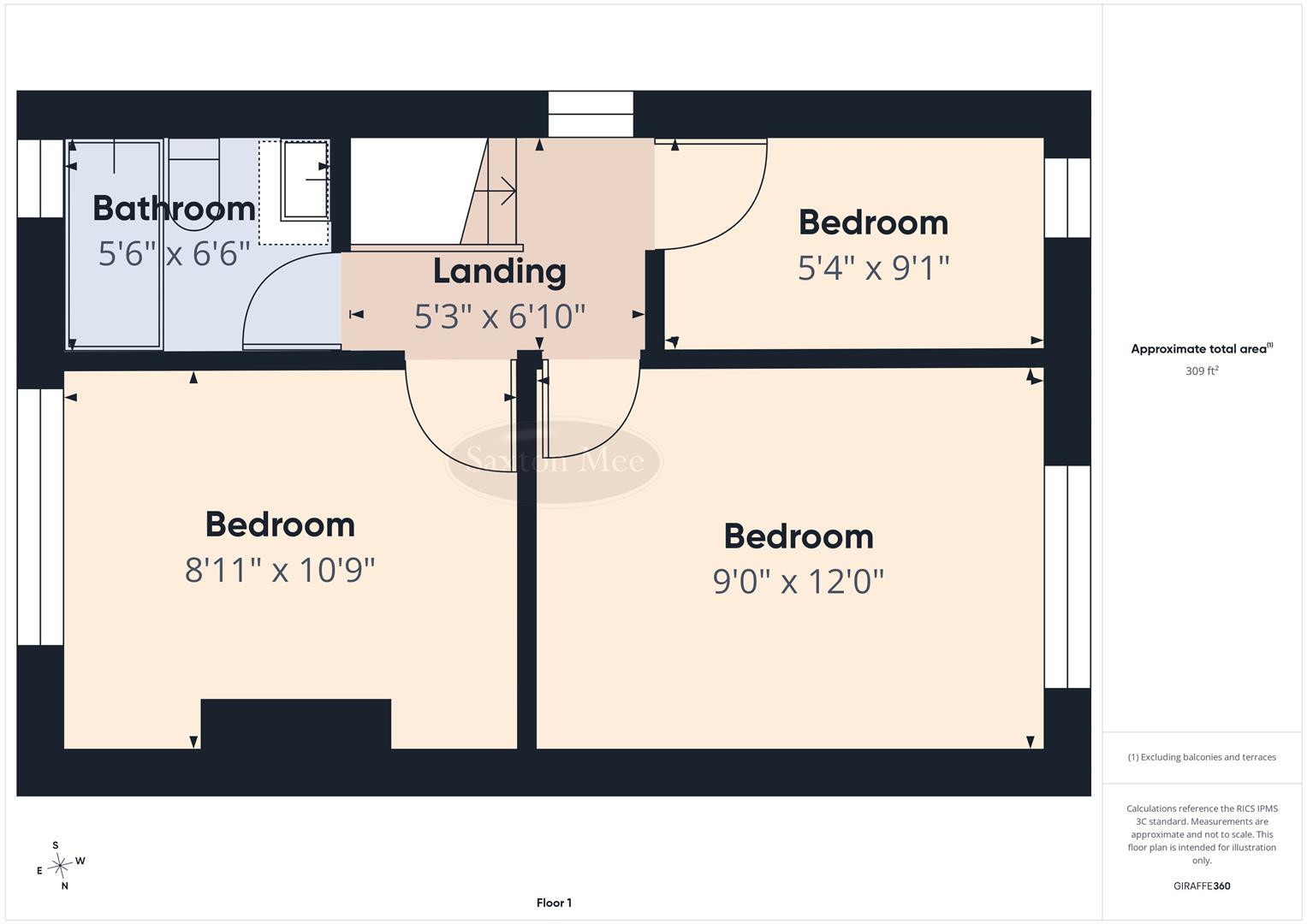 56, Hallowes Rise, Dronfield floorplan