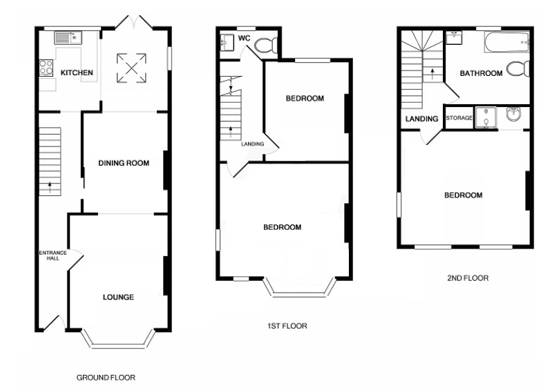 3 Bedrooms End terrace house for sale in Priory Road, Hastings TN34