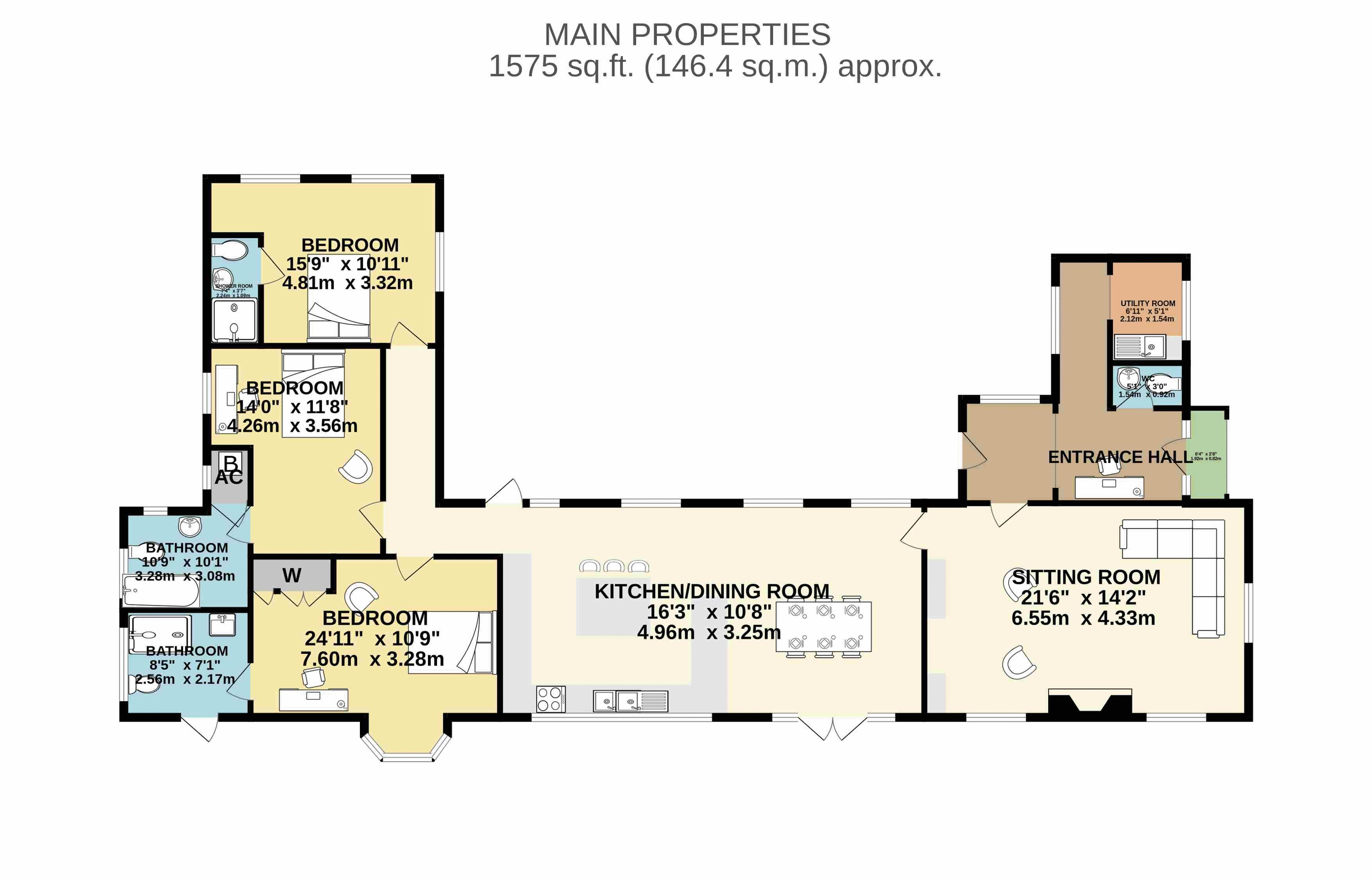 Sutton Court, Shute Lane, Long Sutton floorplan