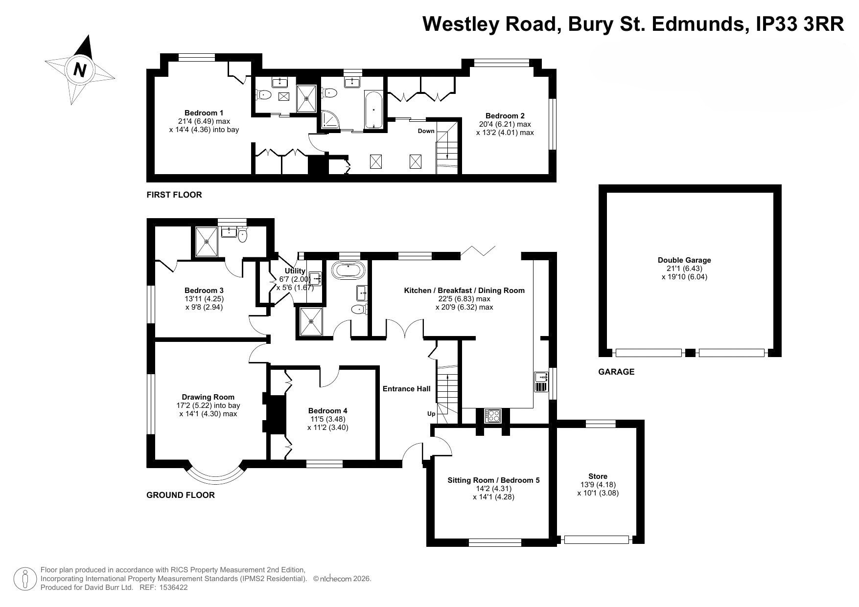 Westley Road, Bury St. Edmunds floorplan