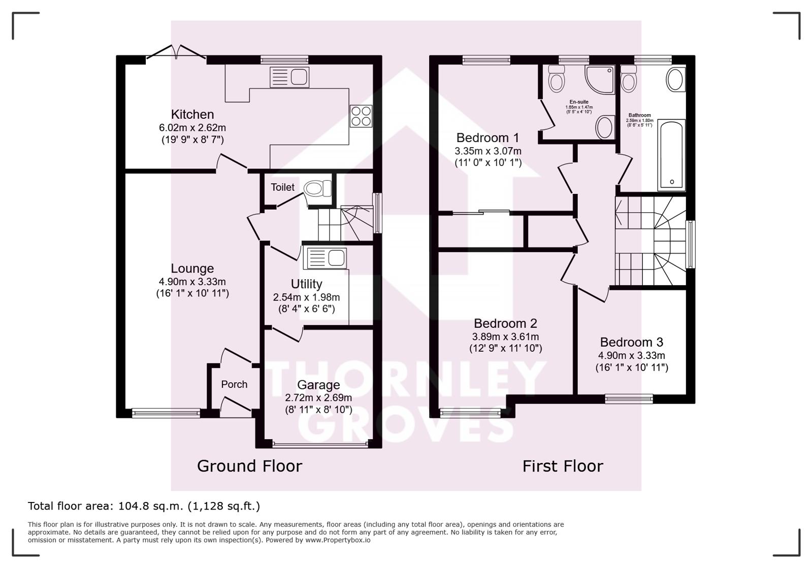 3, Caldon Close, Eccles floorplan
