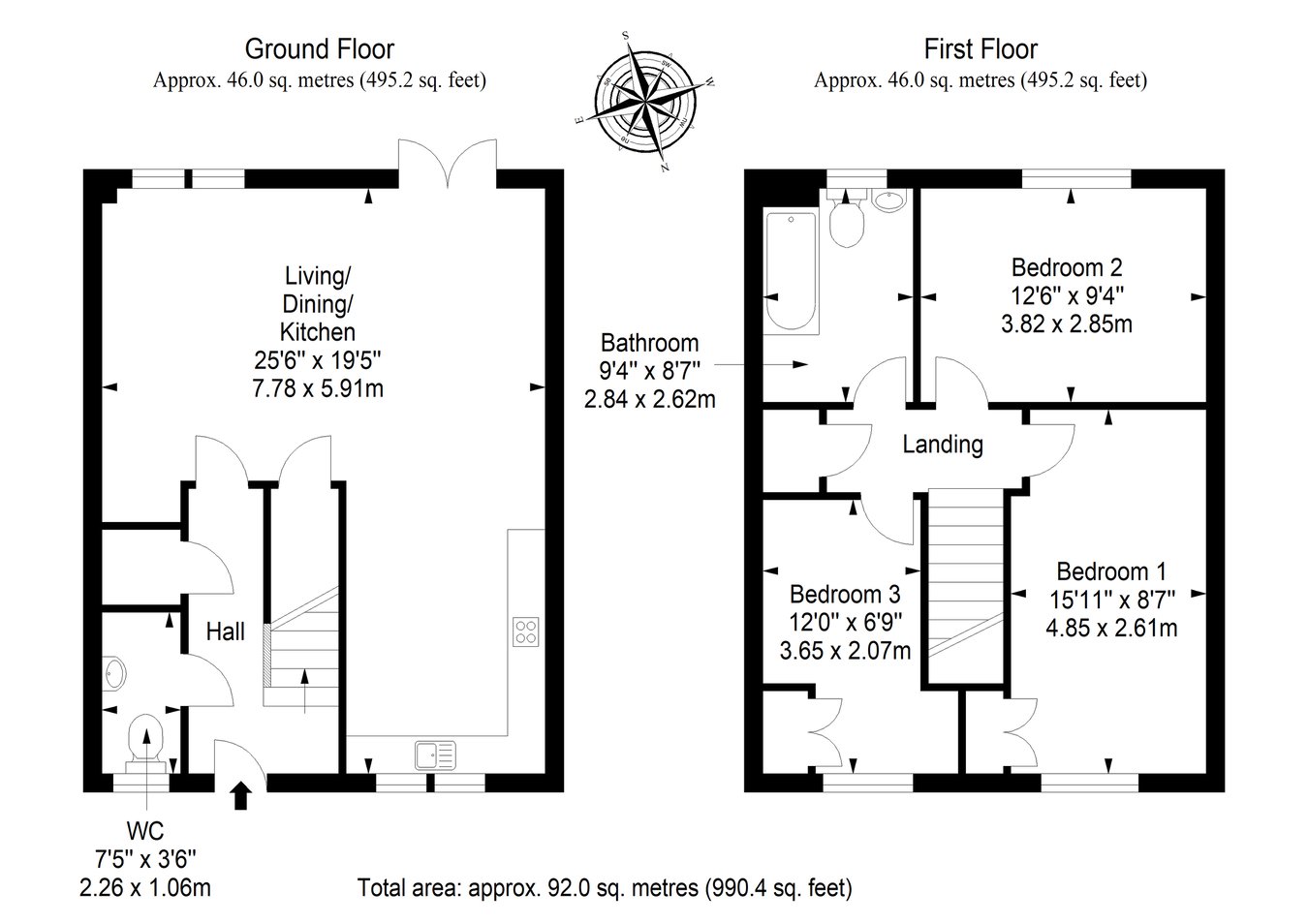 8, Miners Rise, Ballingry, Lochgelly floorplan