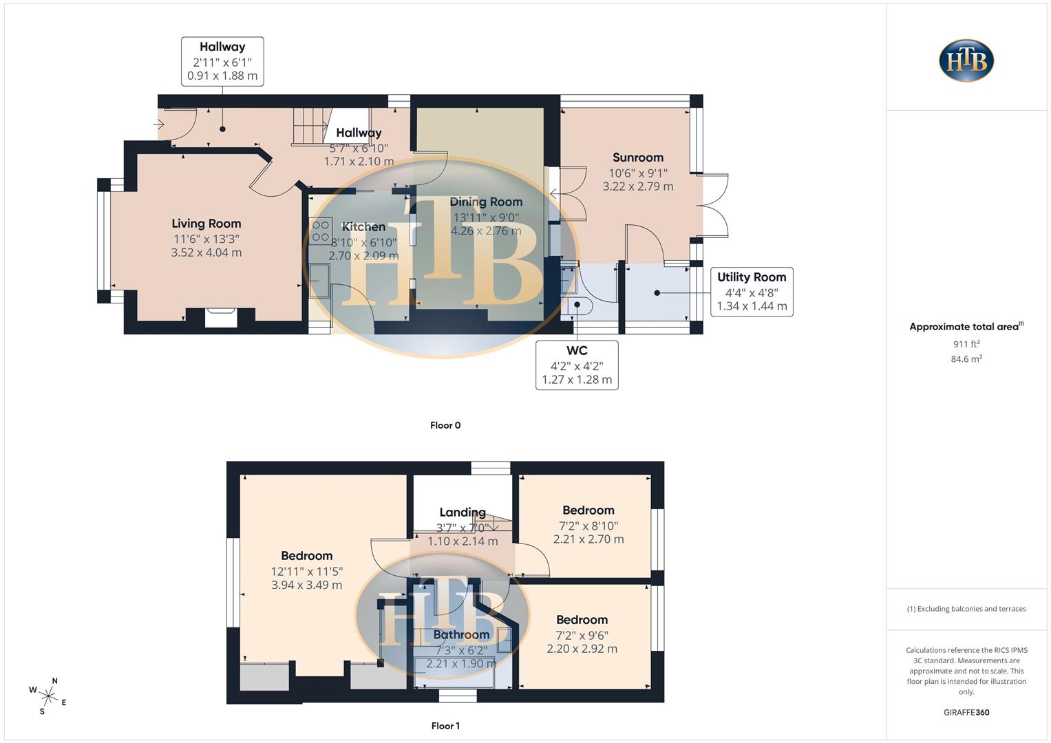 46, Dudley Road, Walton-On-Thames floorplan