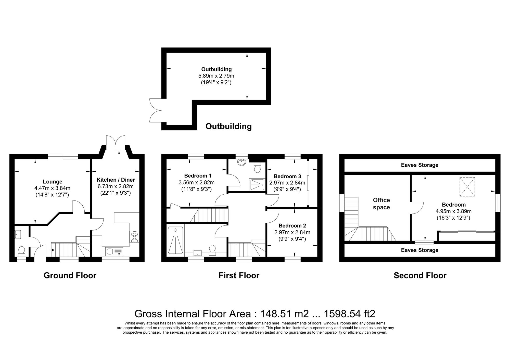 9 Calvinia Close, Basildon floorplan
