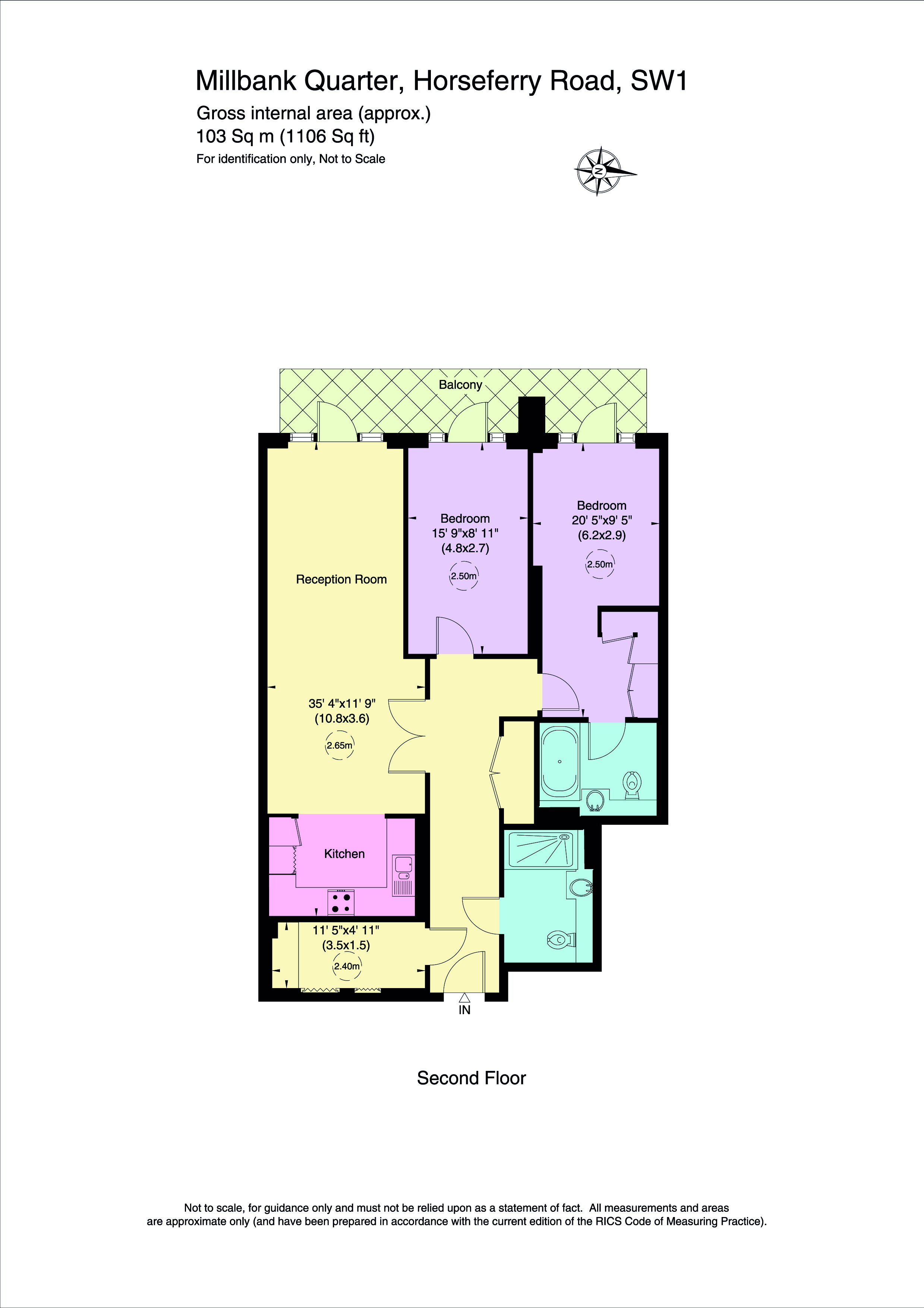 9 Millbank, London SW1P., 2 bedroom flat for sale 62226806