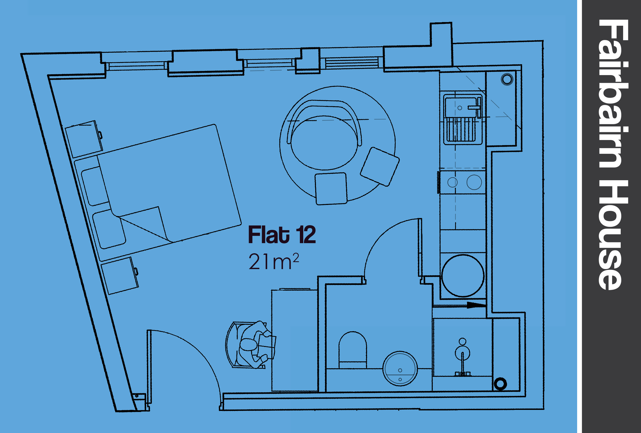 0 Bedrooms Studio to rent in Fairbairn Residences, 12 Clarendon Road, Leeds LS2