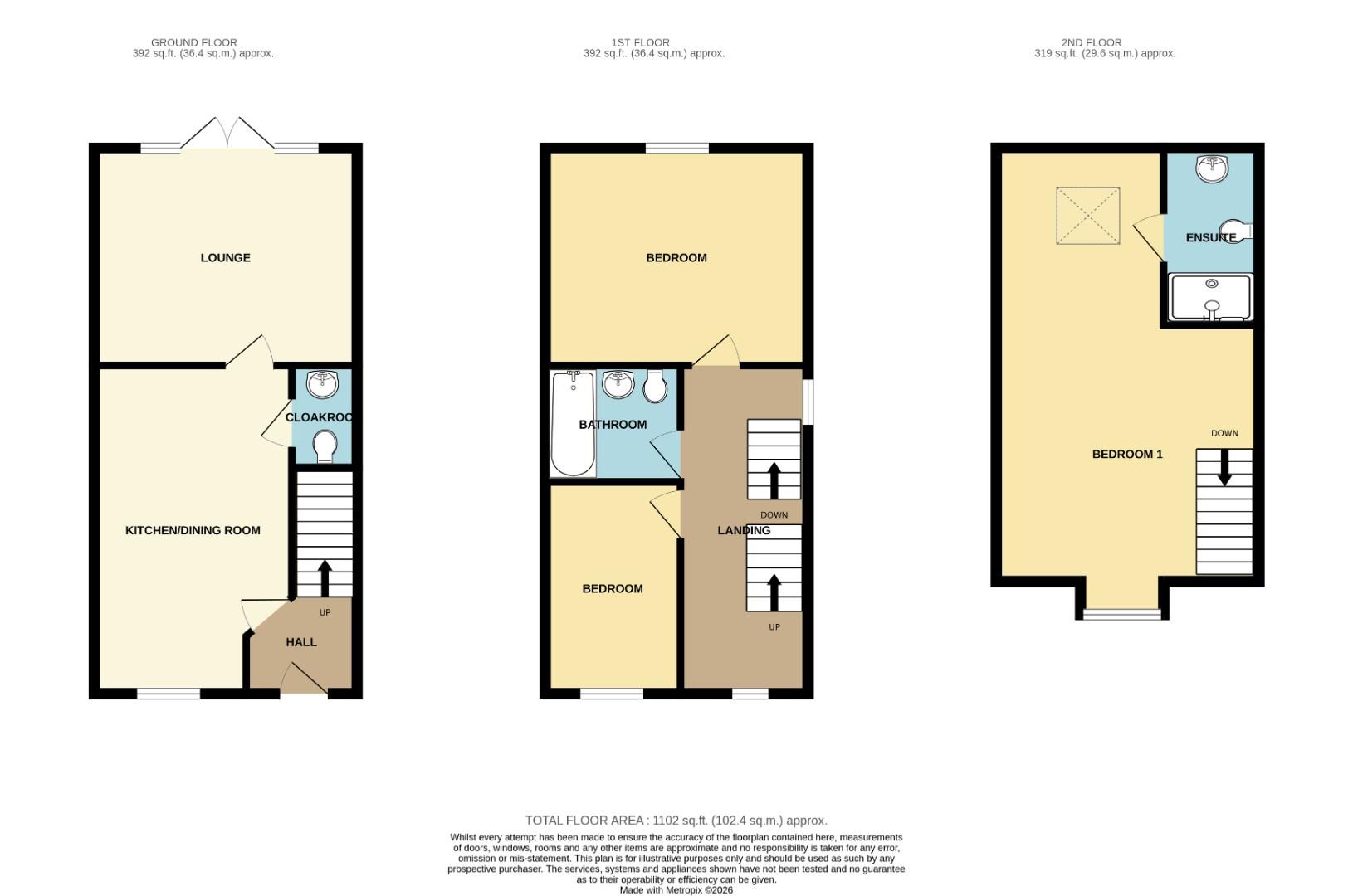 8, Miller Close, Northwich floorplan