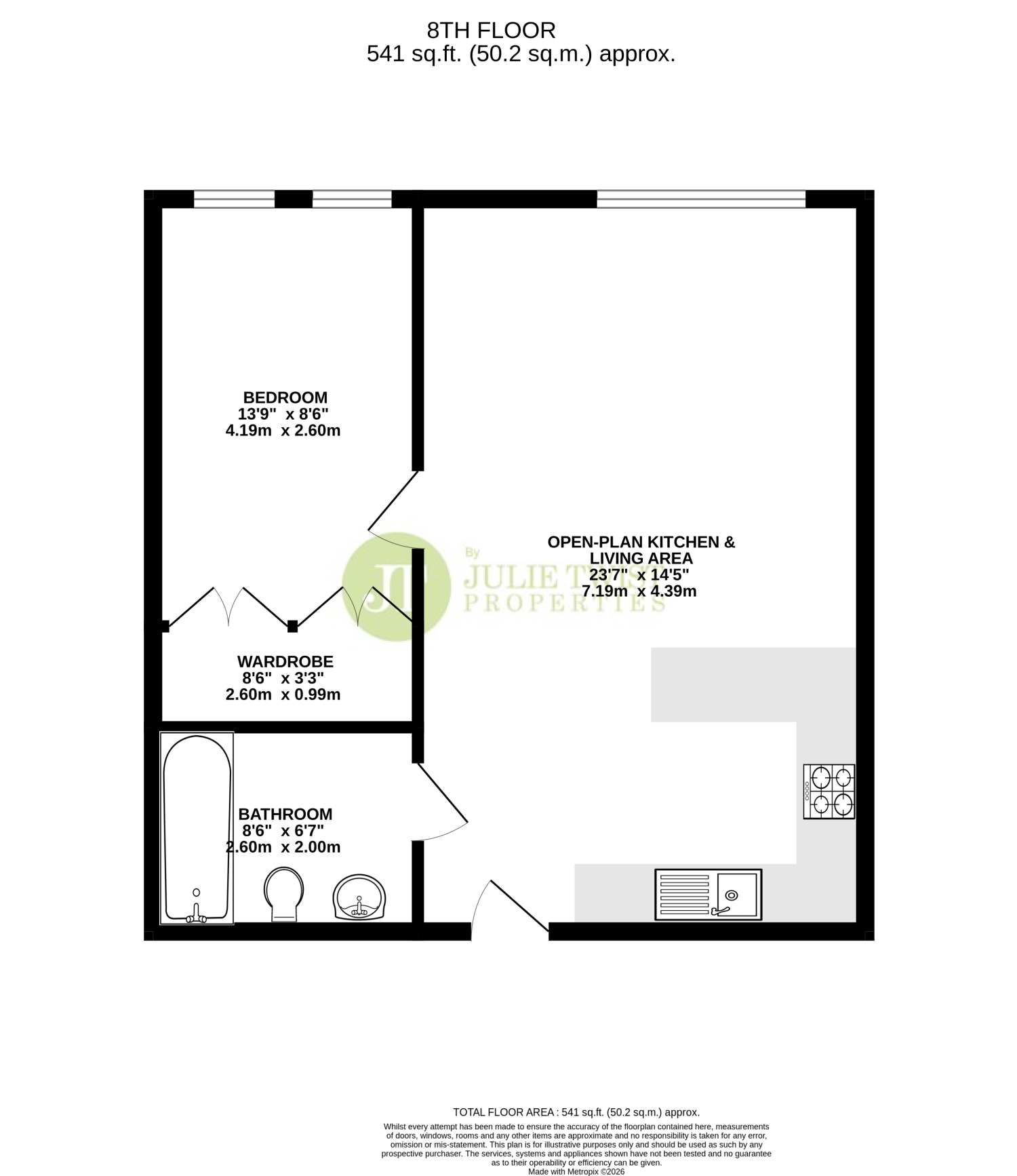 Apartment 802, Ariel Apartments, Ottinger Close, Salford floorplan