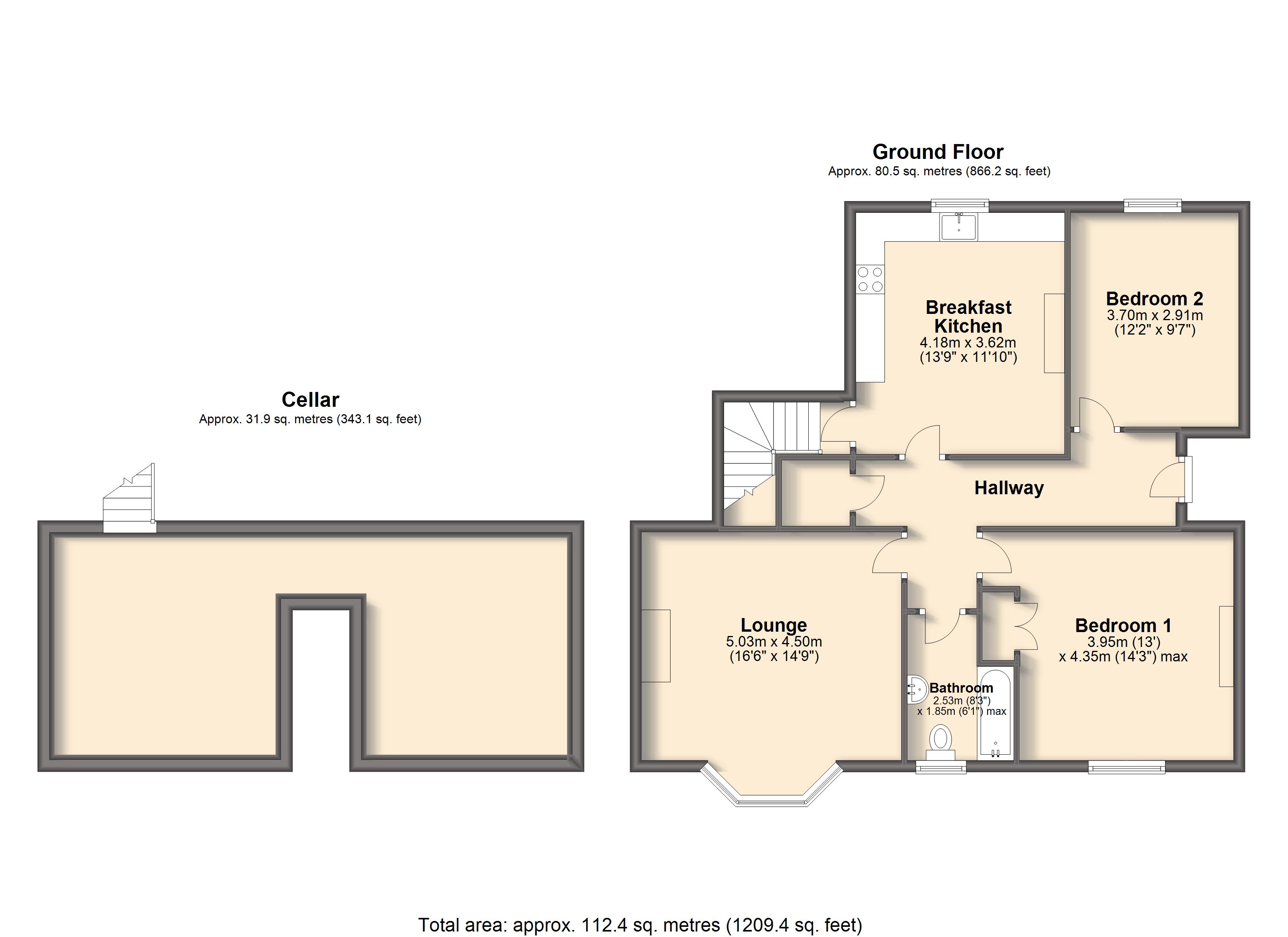 2 Bedrooms Flat to rent in Edge Hill Road, Sheffield S7