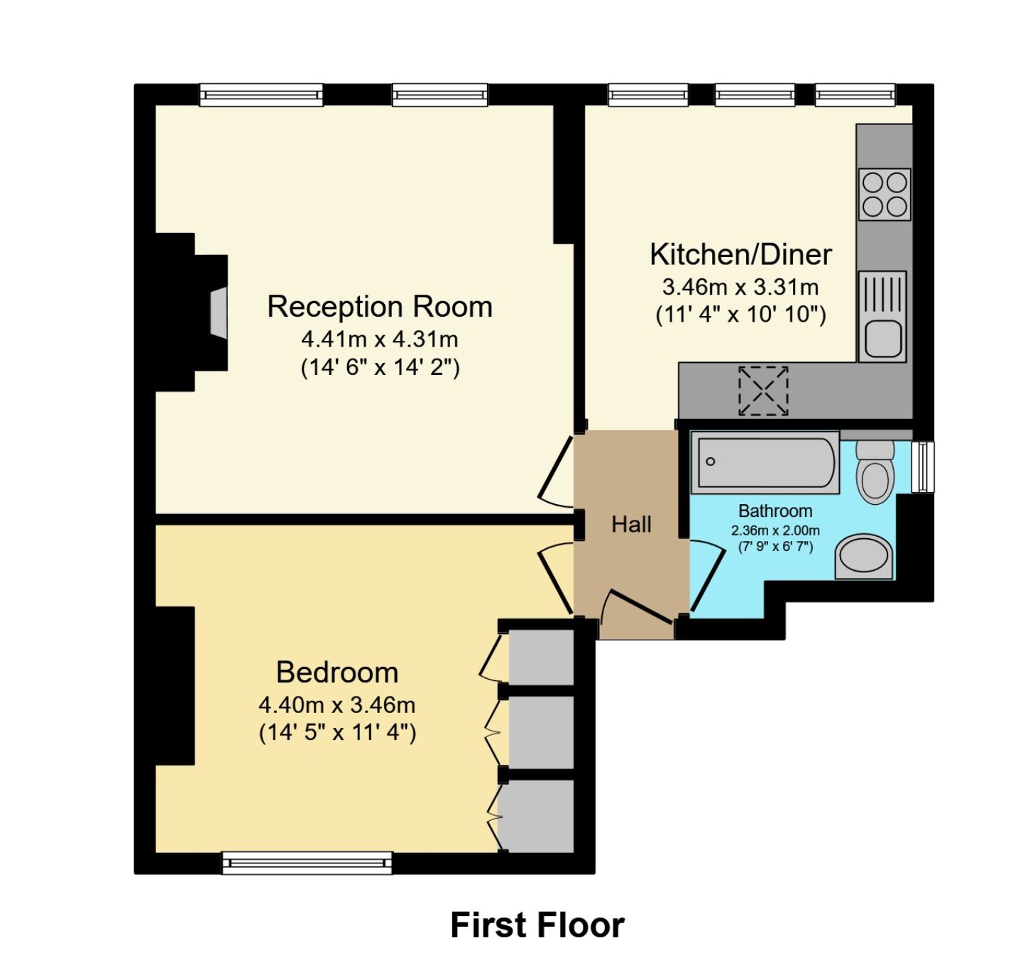 3 Elfin Lodge,, Elfin Grove, London floorplan