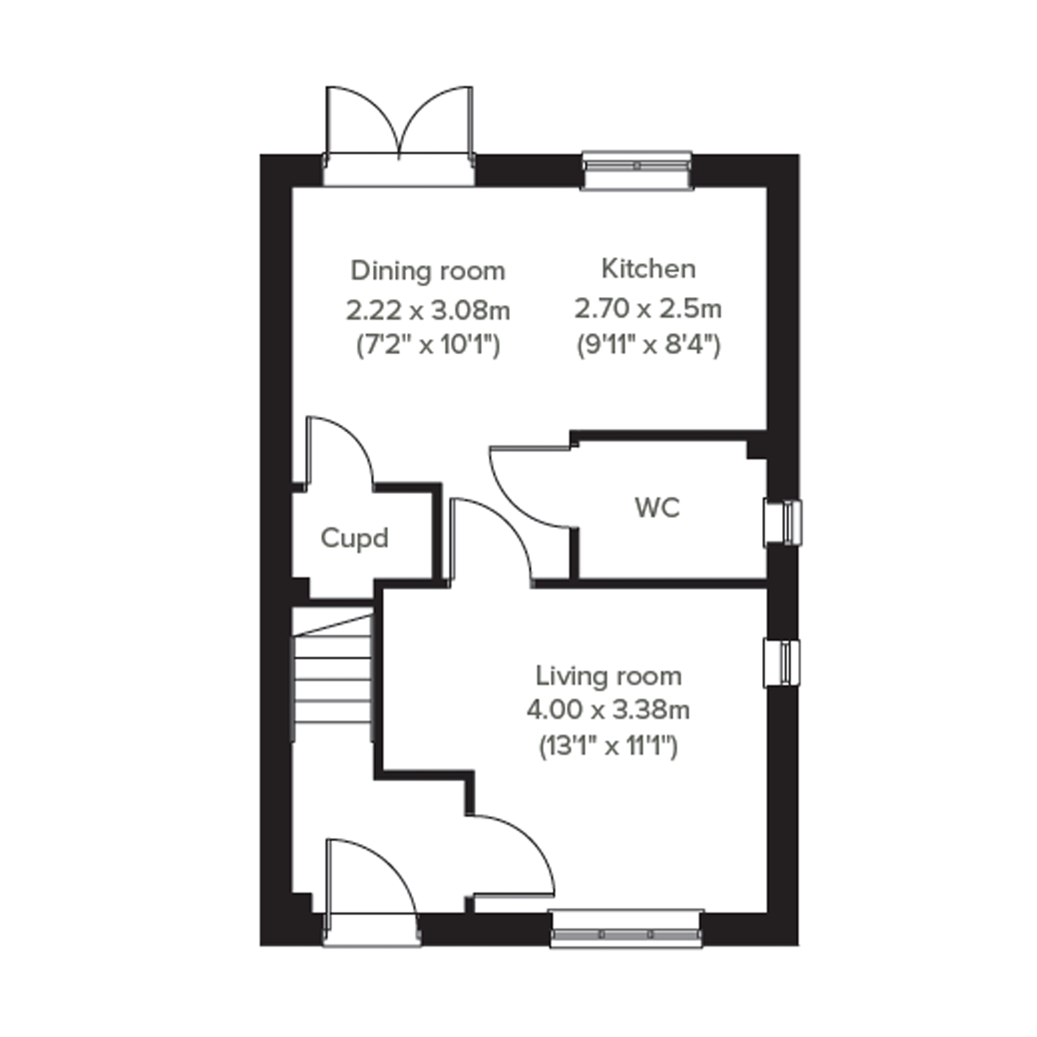 31, Oak Tree Rise, Twynyrodyn, Merthyr Tydfil floorplan