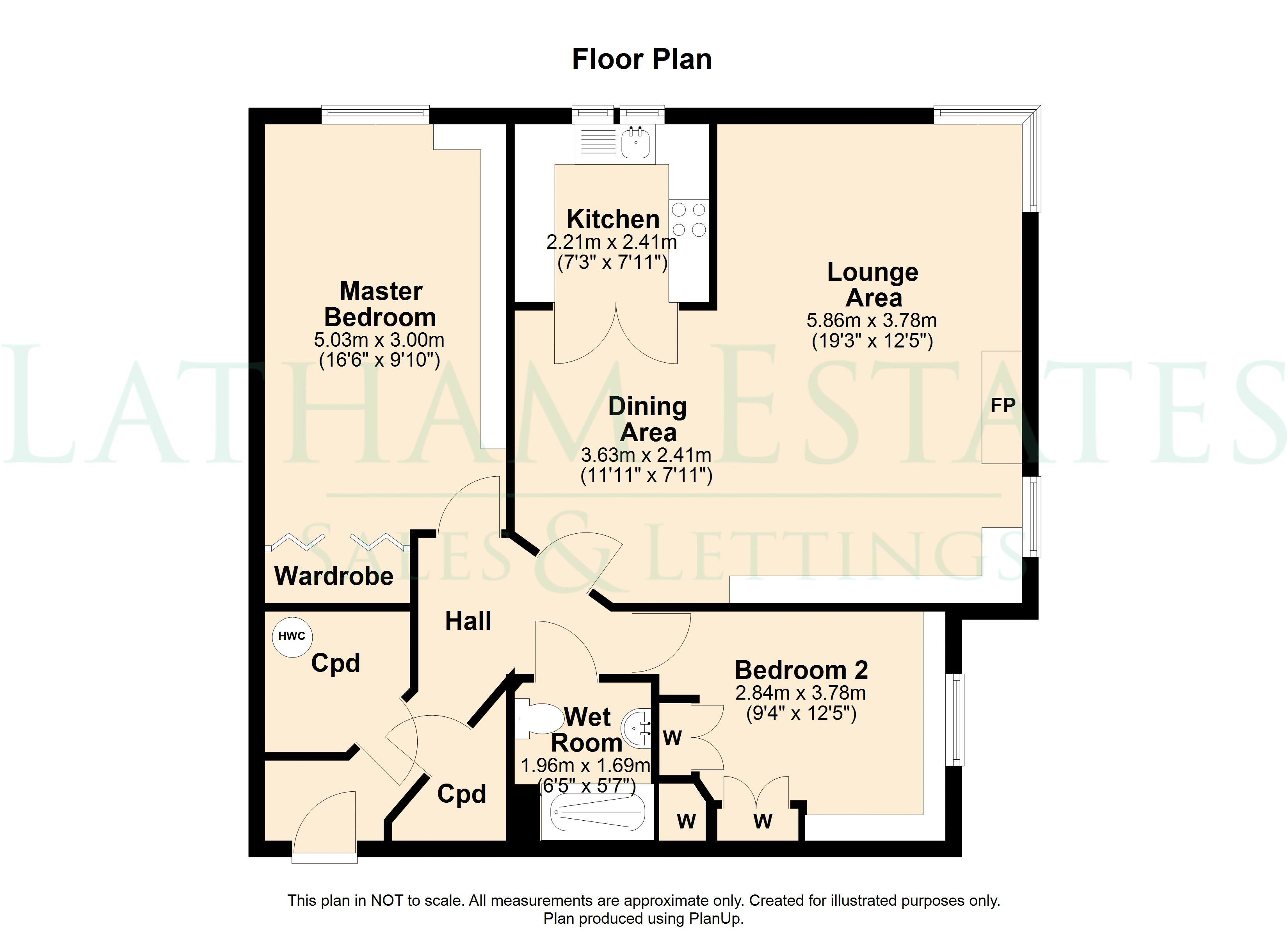 46 Bernard Court, Chester Road, Holmes Chapel floorplan