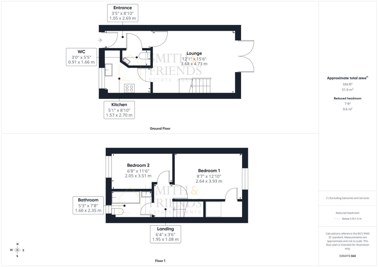 79, Longleat Walk, Ingleby Barwick floorplan