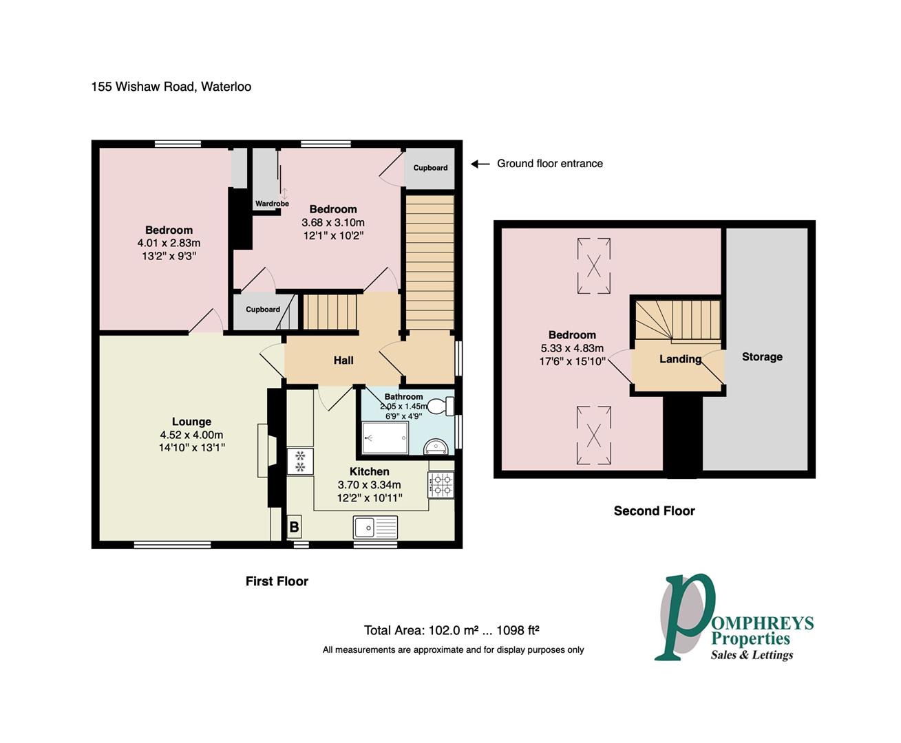 155, Wishaw Road, Wishaw floorplan