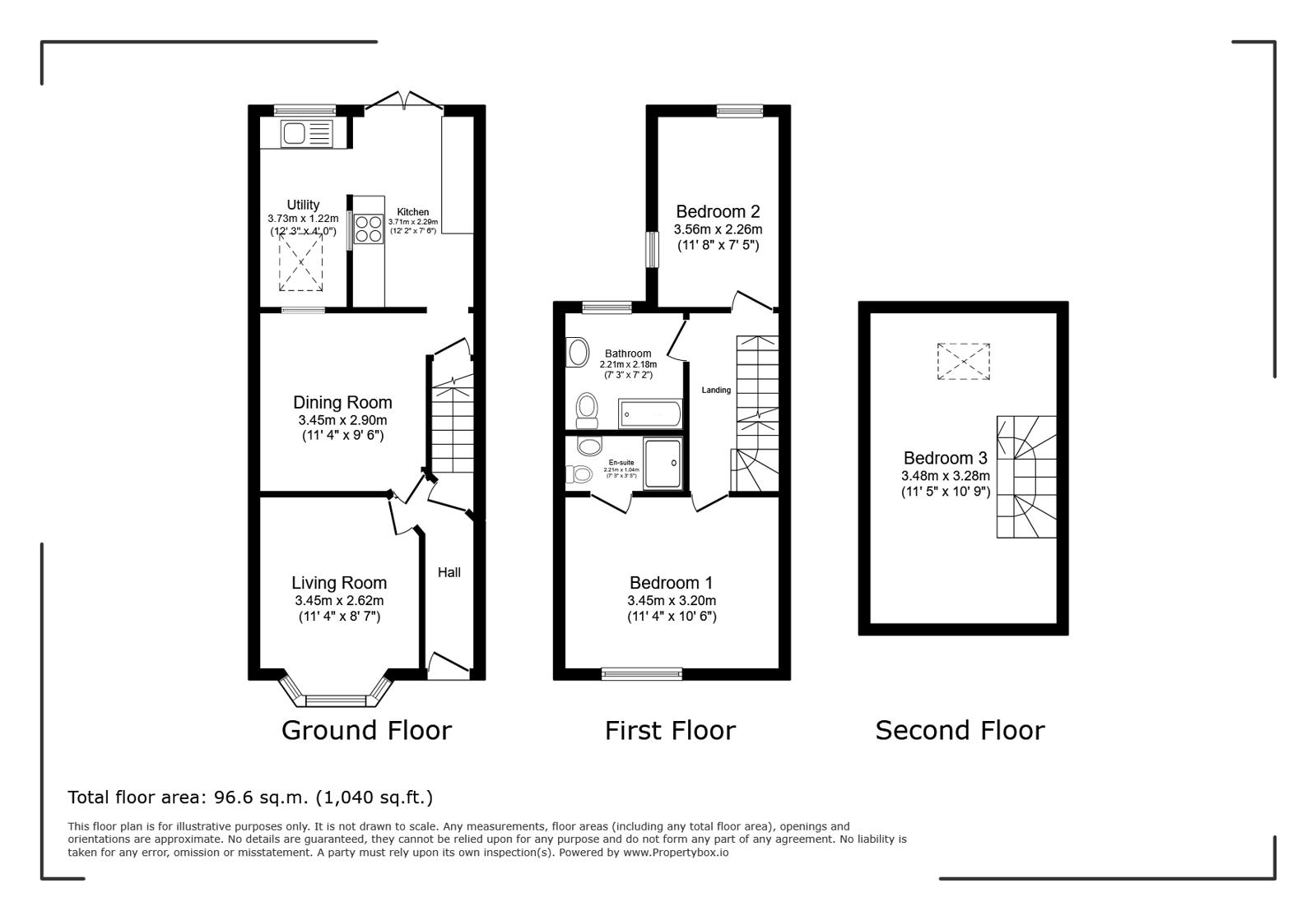 378, Whippendell Road, Hertfordshire floorplan