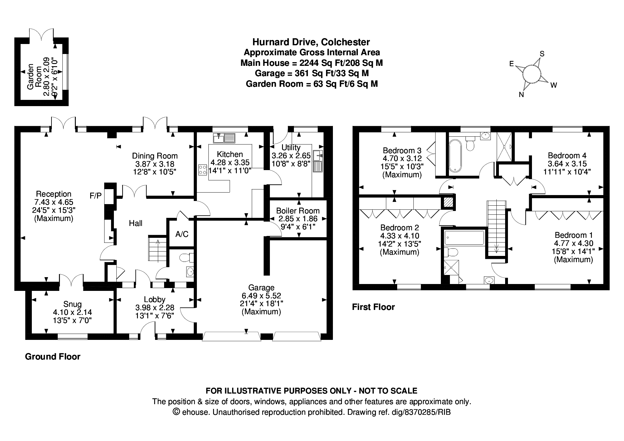 4 Bedrooms Detached house for sale in Hurnard Drive, Colchester CO3