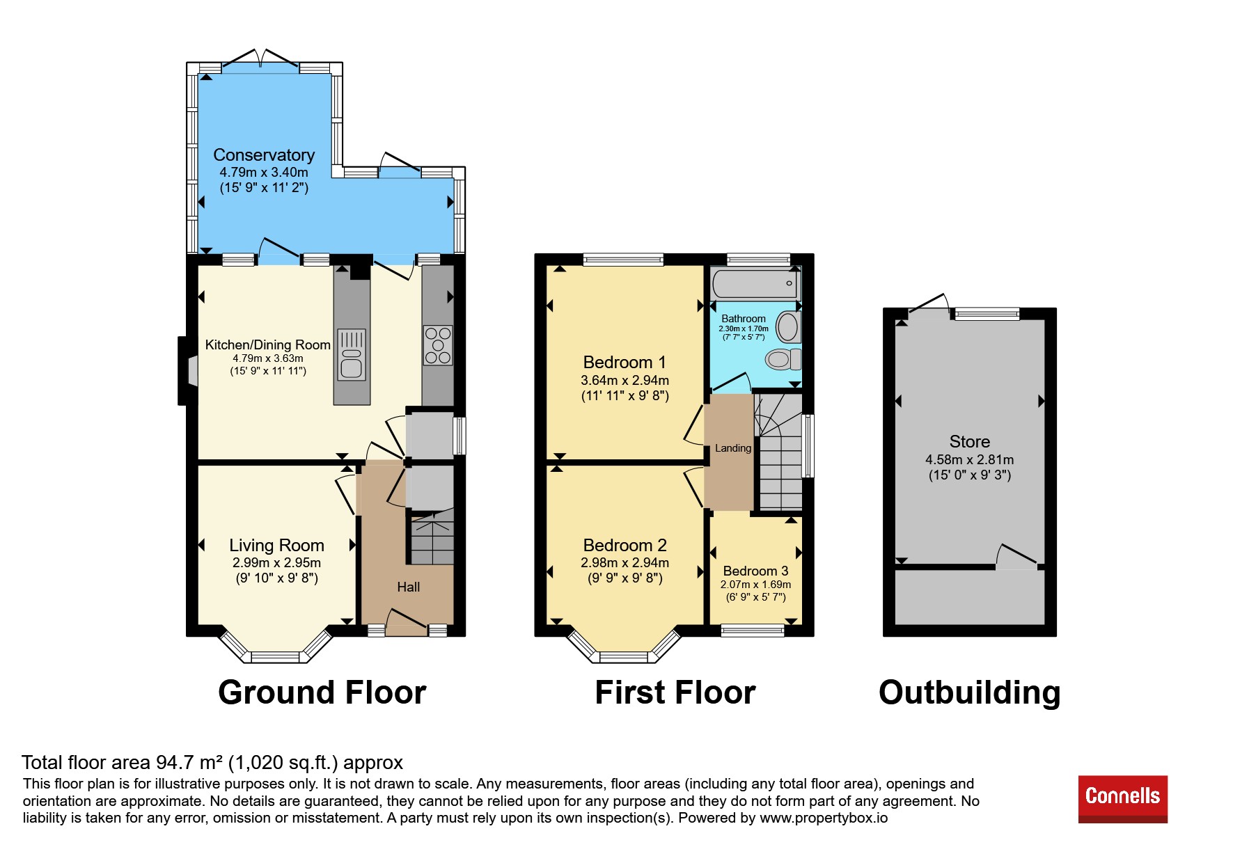 17, Bourne Street, Dudley floorplan
