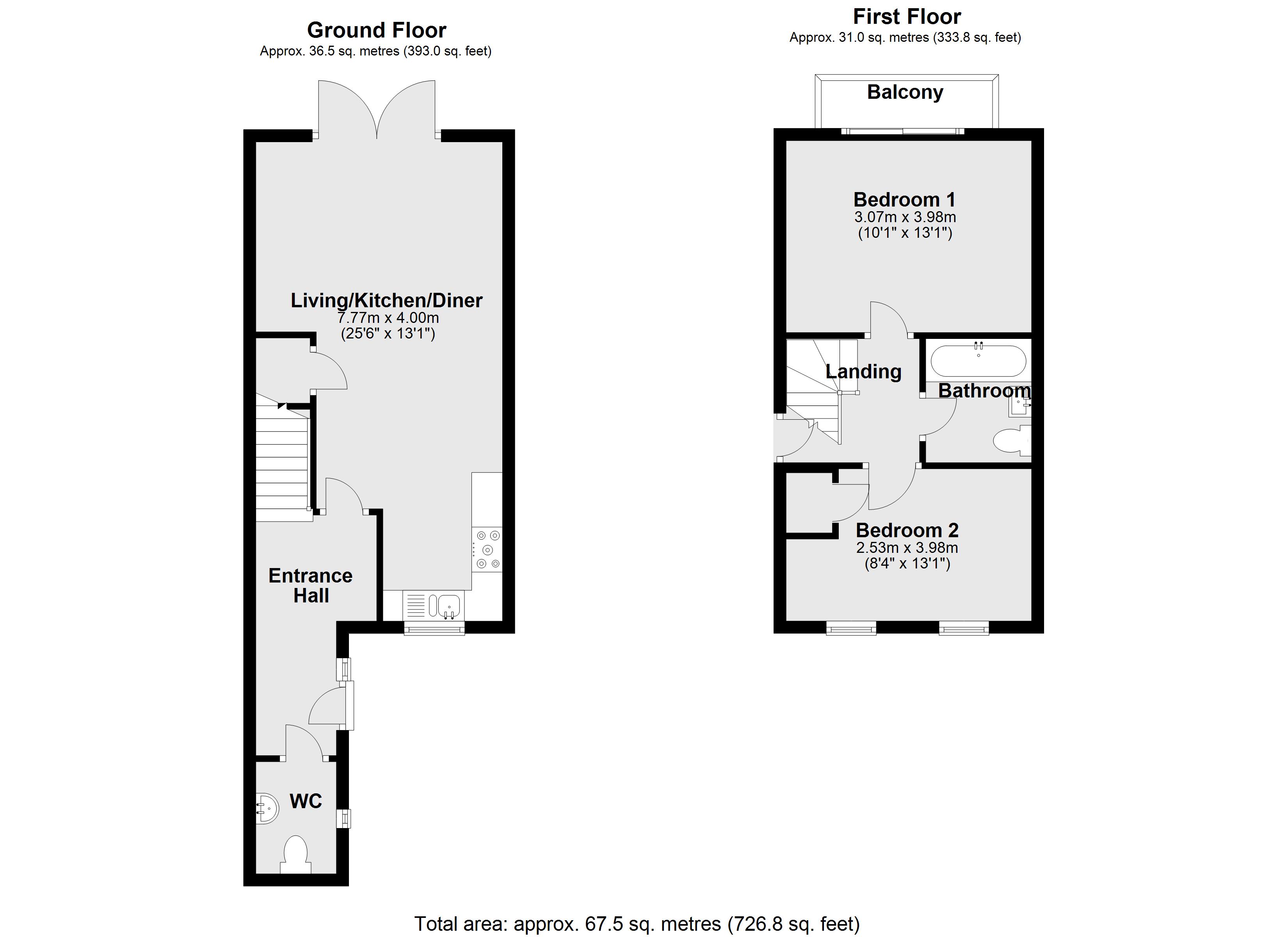 139, Park Lane, Lincoln floorplan
