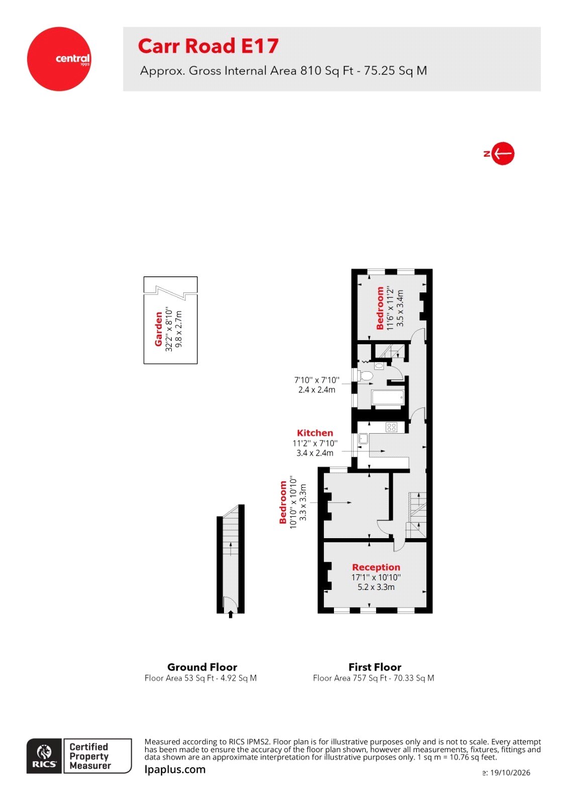 Carr Road, London floorplan