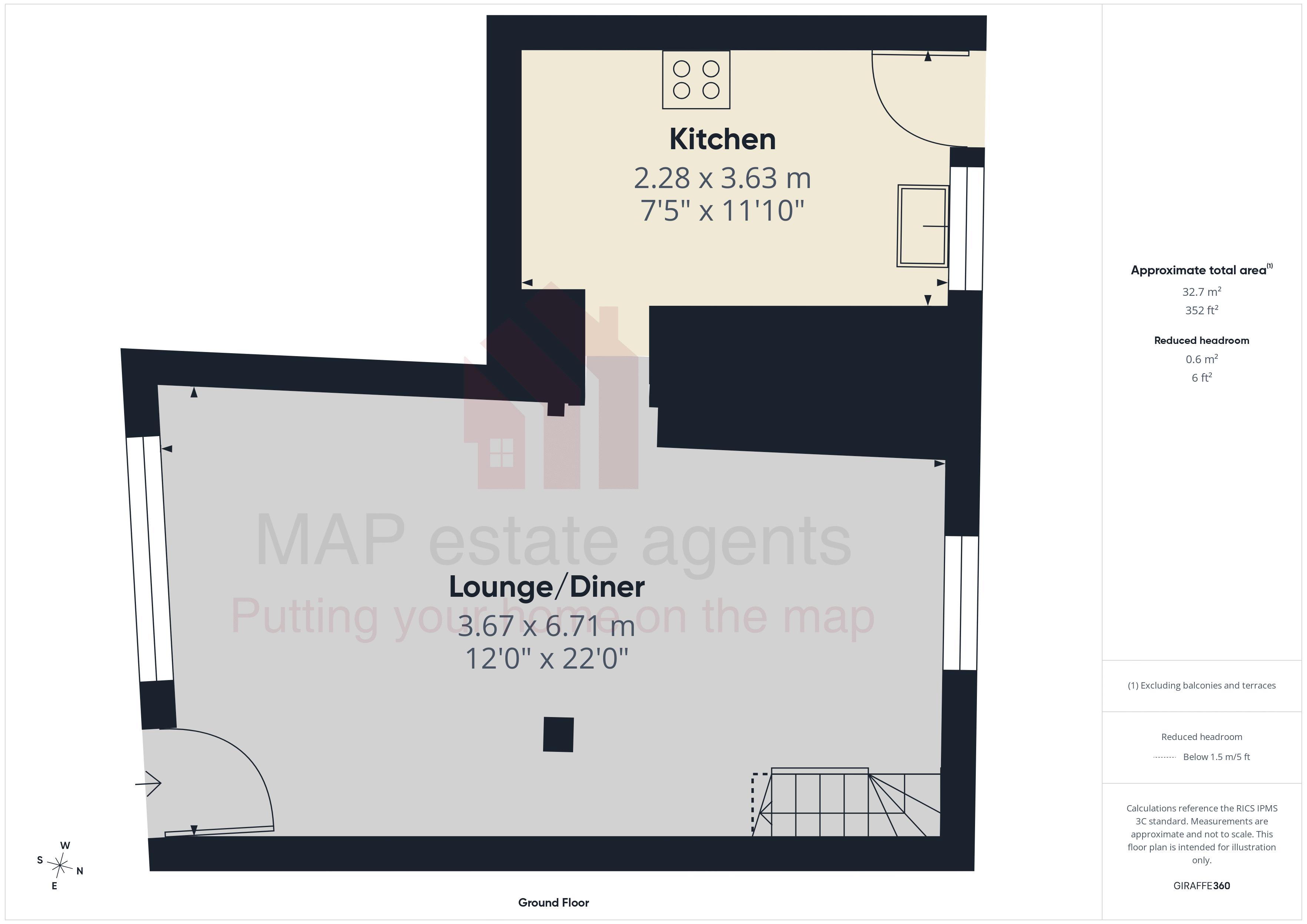 27, Fore Street, Truro floorplan