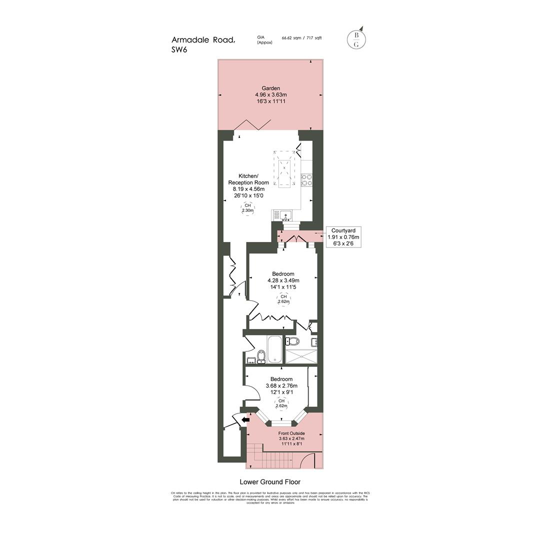 Armadale Road, London floorplan