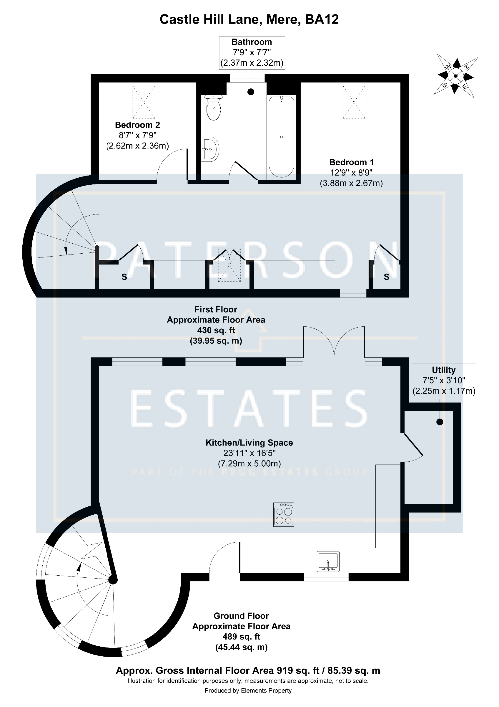 The Rondel, Castle Hill Lane, Warminster floorplan