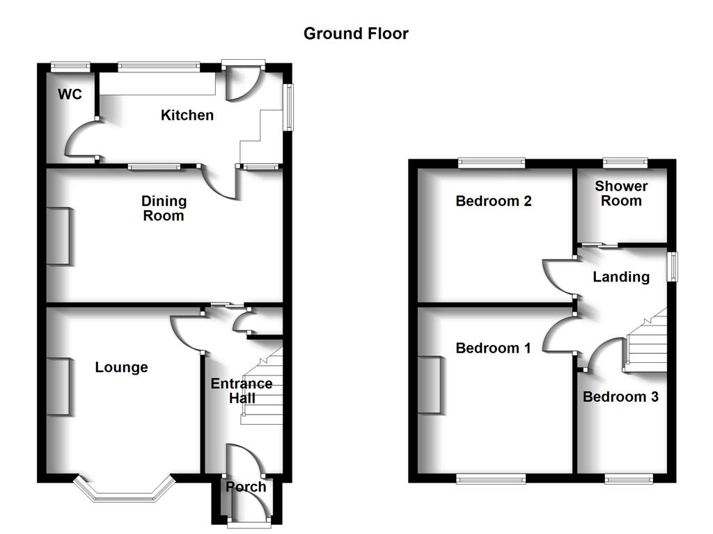 23, Ashley Grove Aston, Sheffield floorplan
