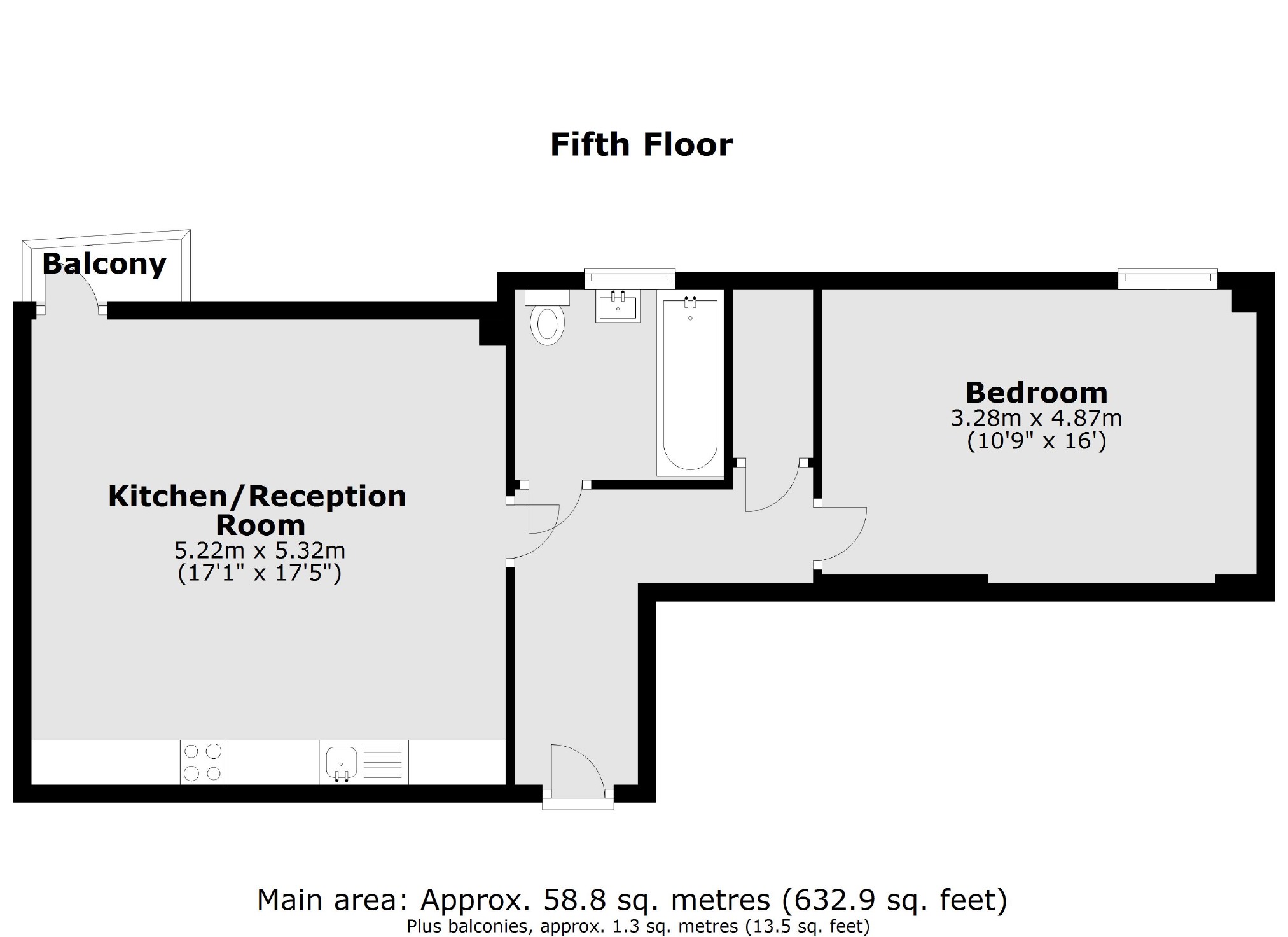 Milner Road, London floorplan