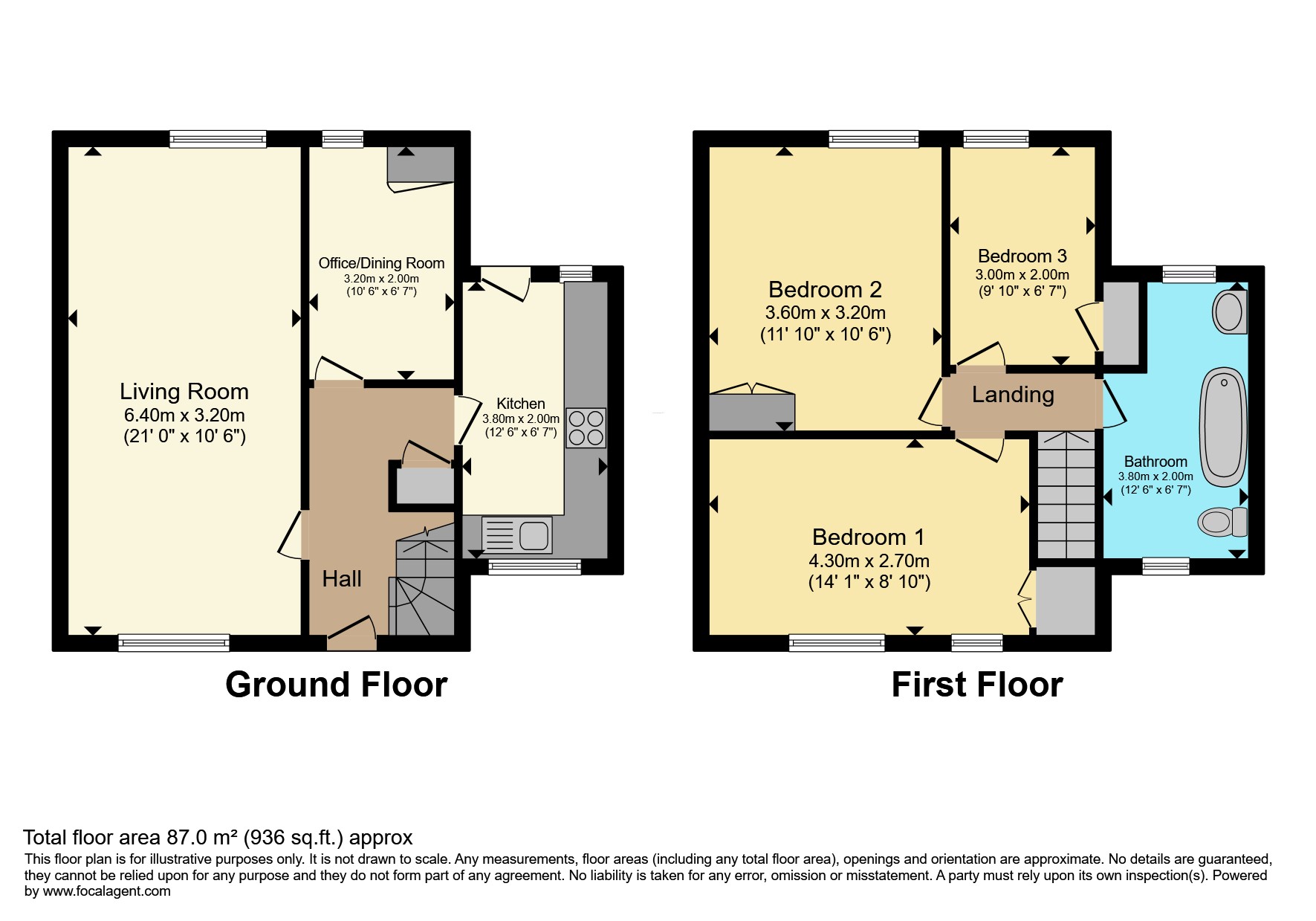 140, Danebury Drive, York floorplan