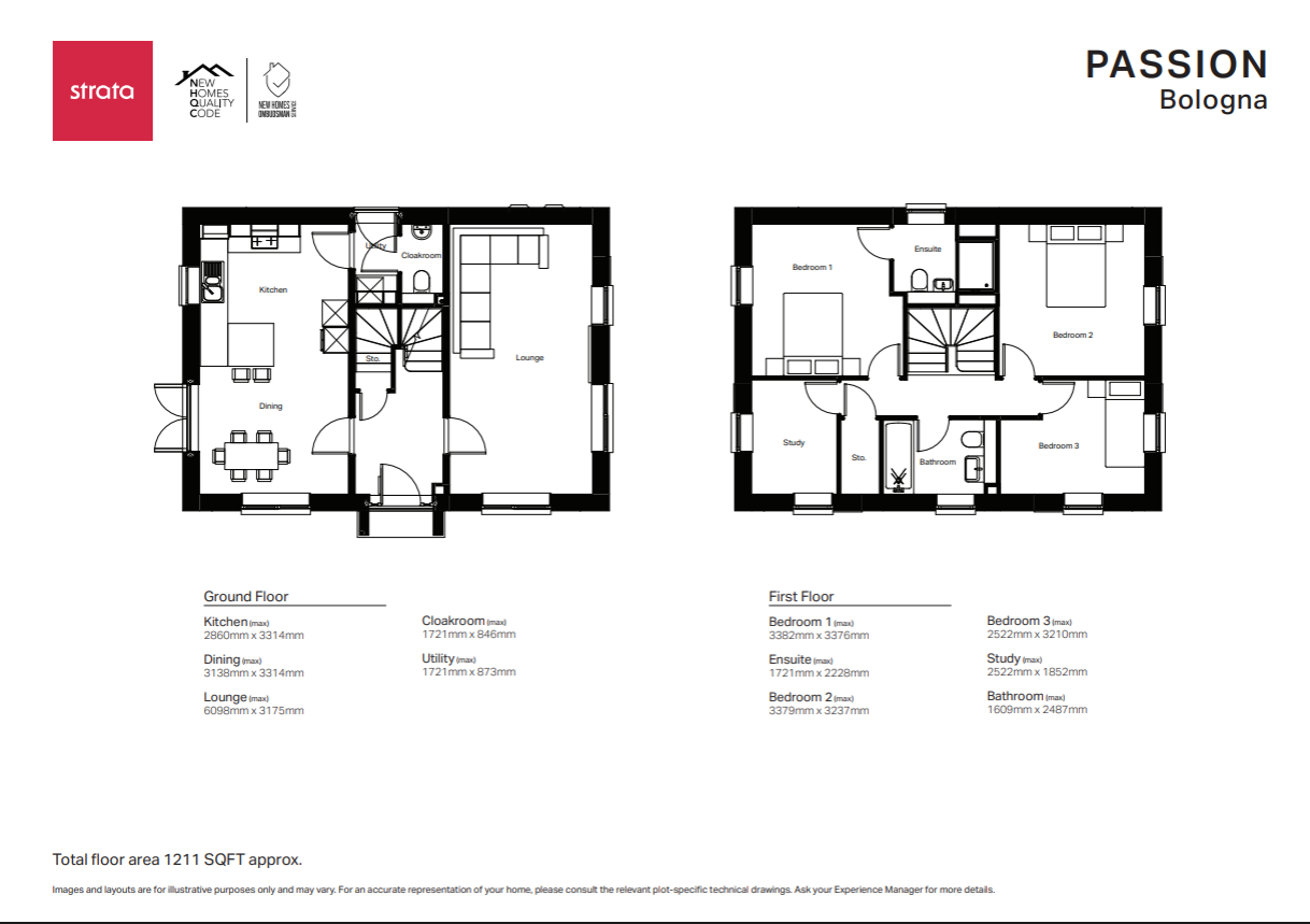 The Bologna - Passion,, Merrington Lane, County Durham floorplan
