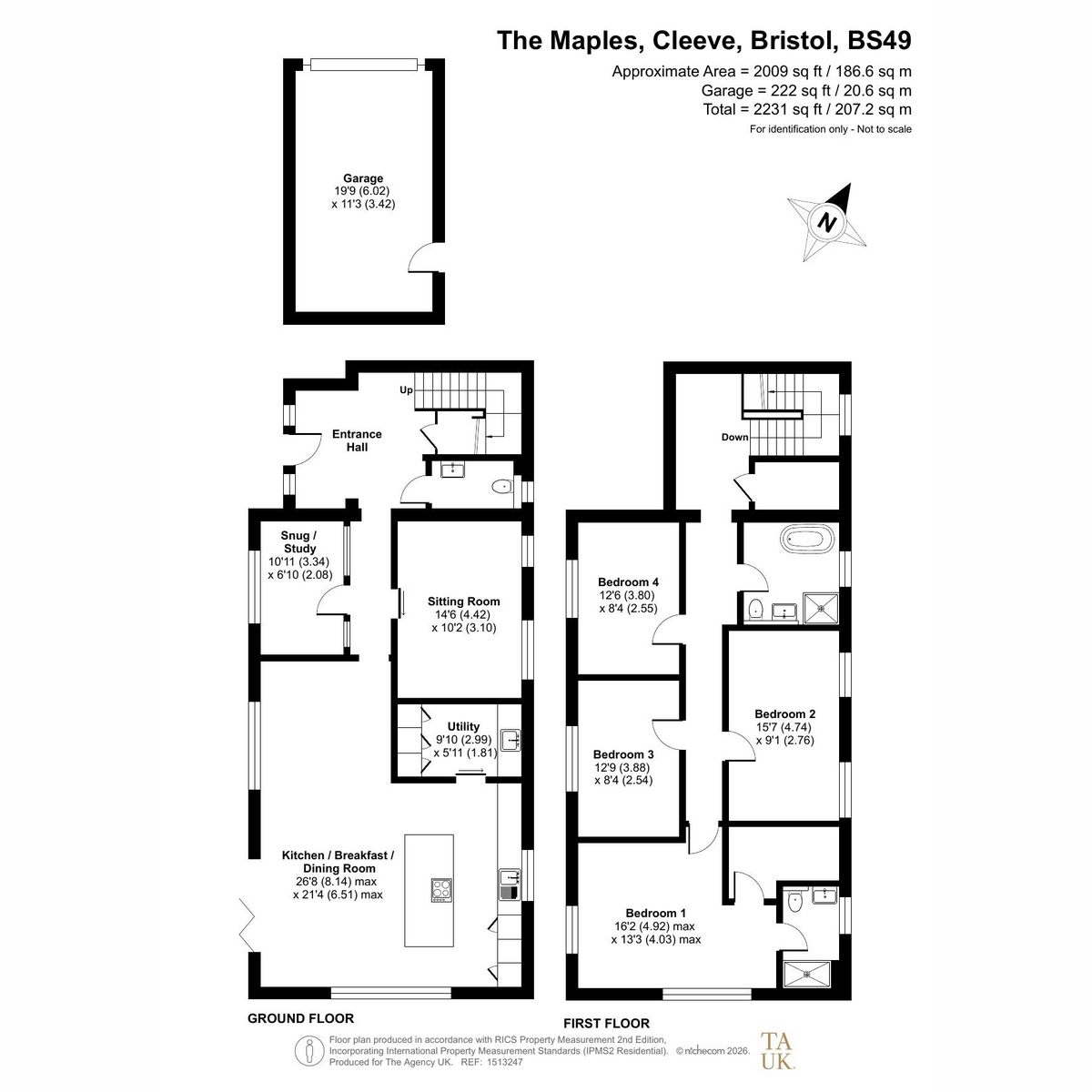5, The Maples, Bristol floorplan