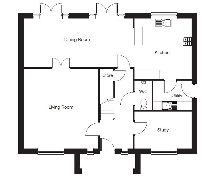 "The Ravensworth" at West Coker Road, Yeovil BA20, 5 bedroom property
