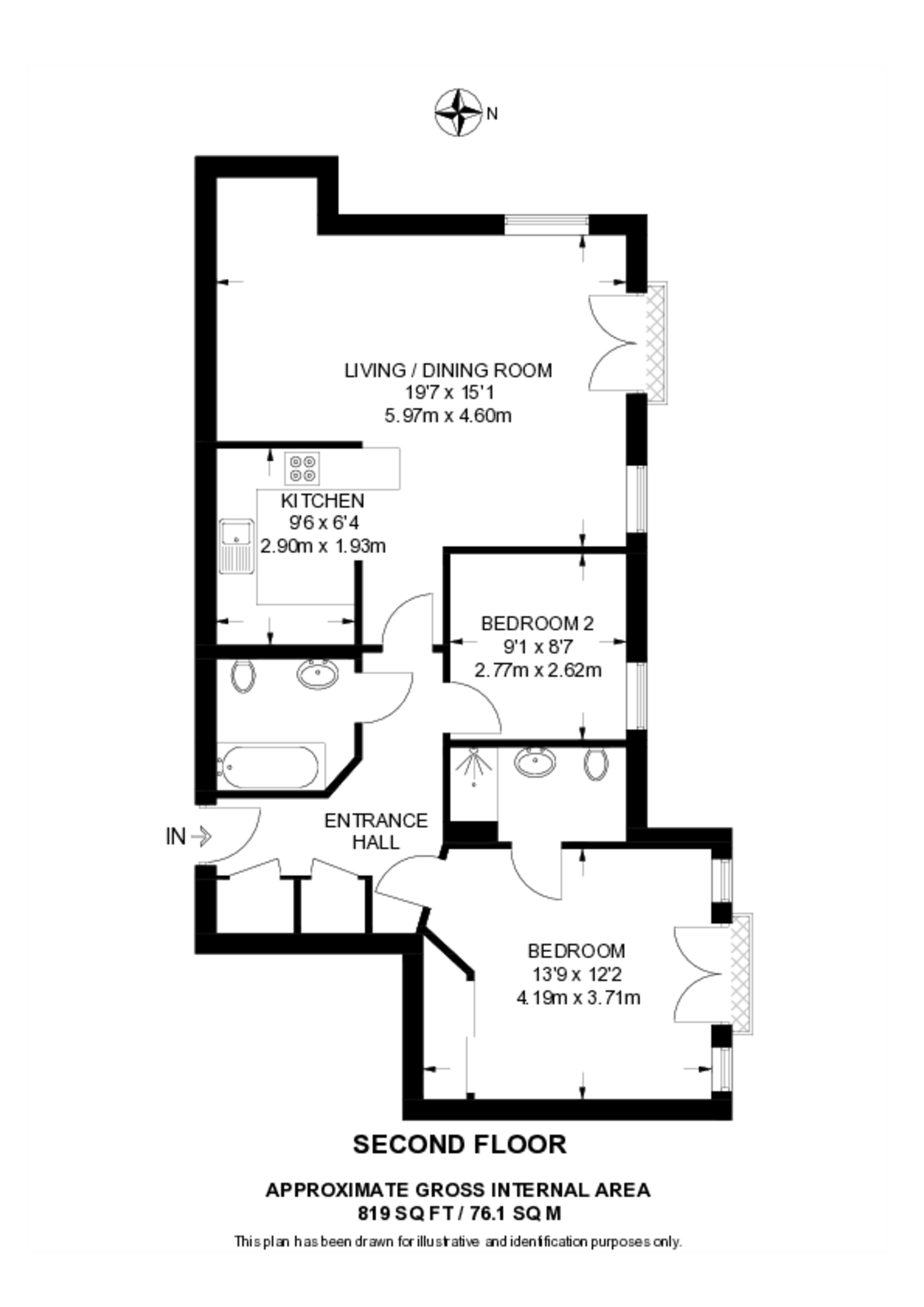 Richmond Road, Kingston floorplan