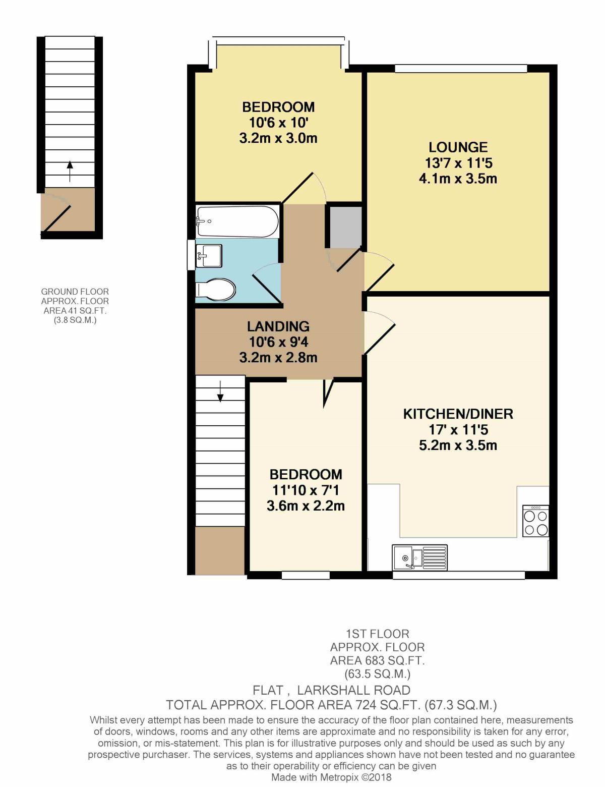 2 Bedrooms Flat for sale in Larkshall Road, London E4