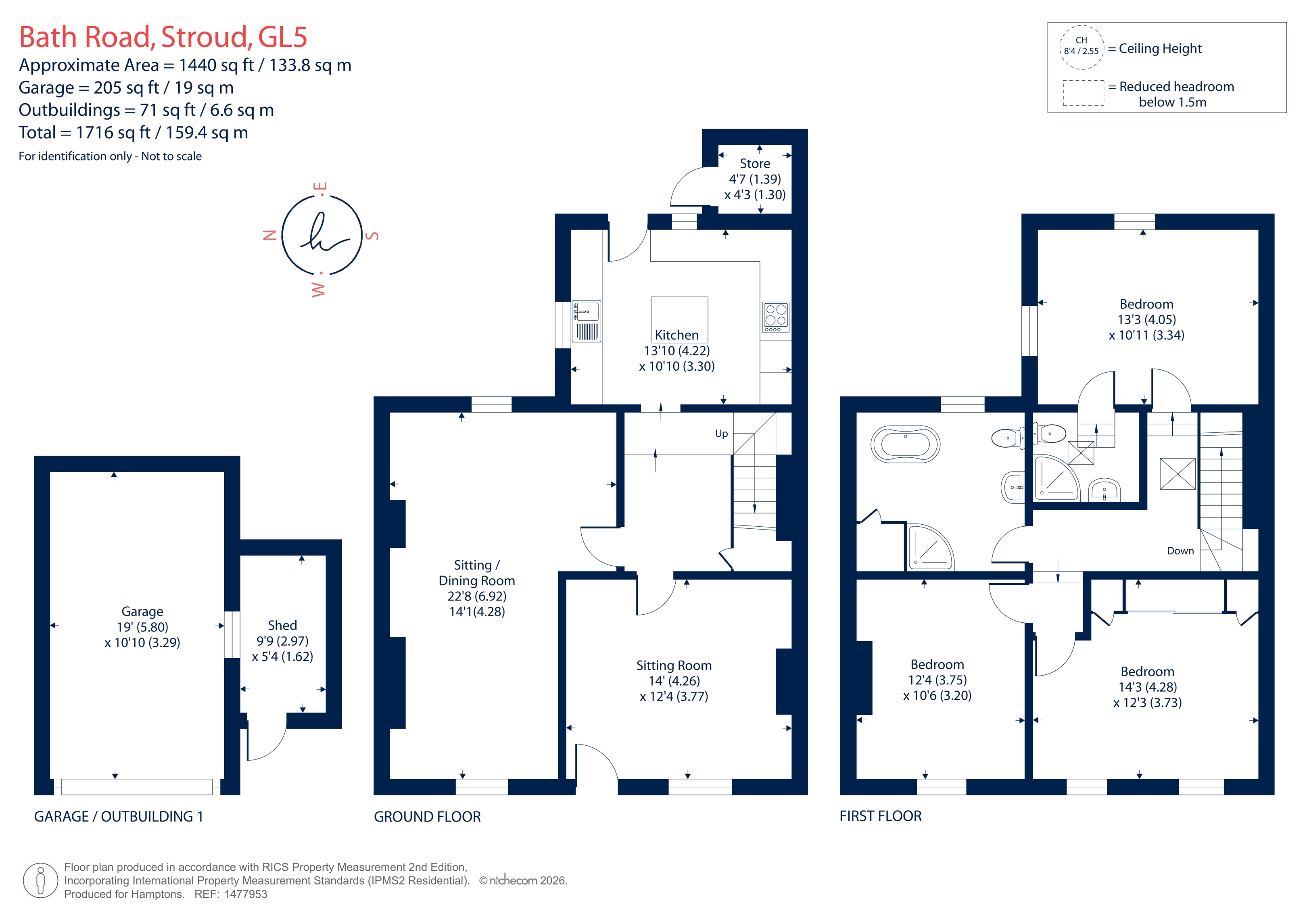 167, Bath Road, Stroud floorplan