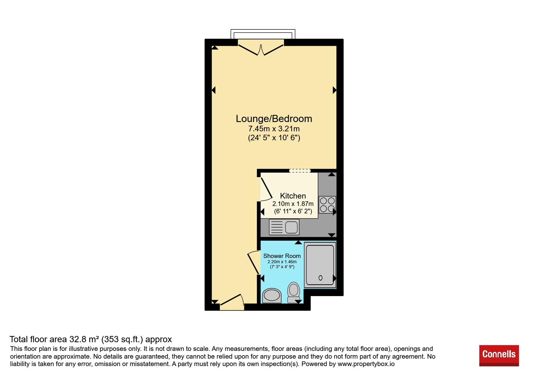Flat 39, Mayfair House, 59, Regent Street, Plymouth floorplan