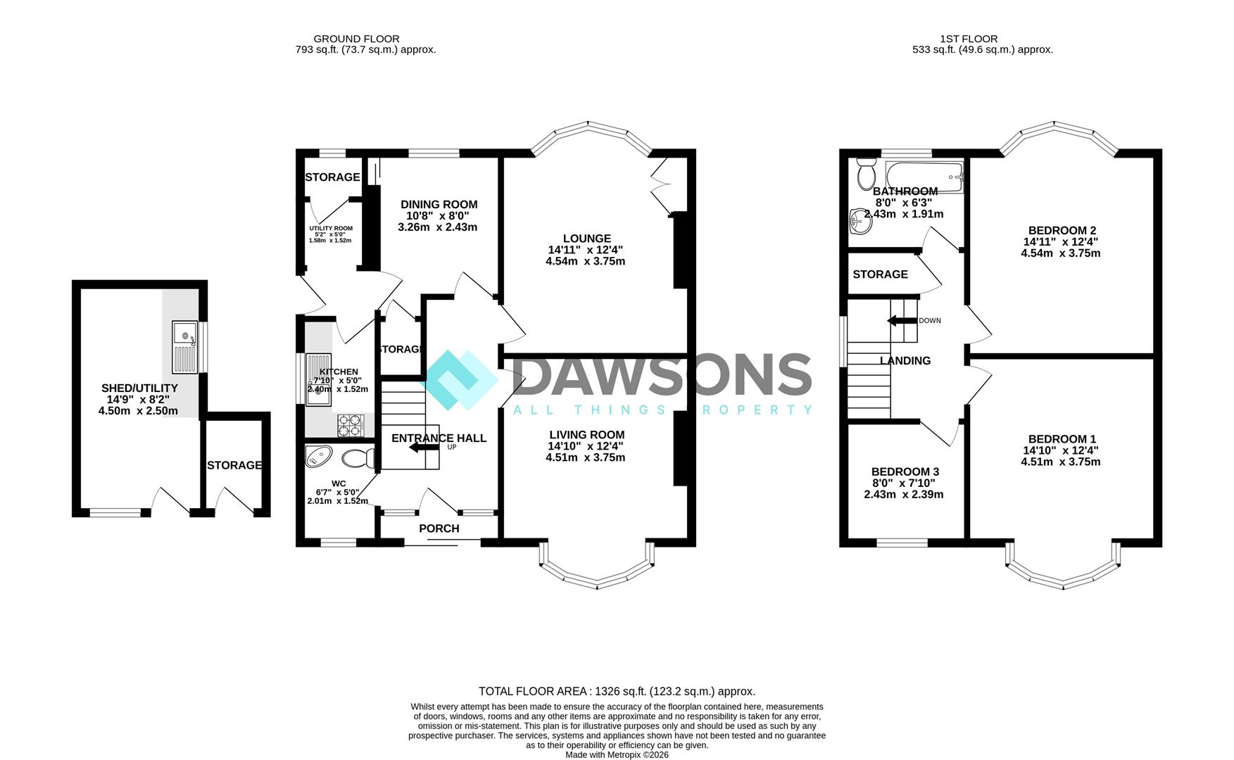 129, Gwscwm Road, Burry Port floorplan