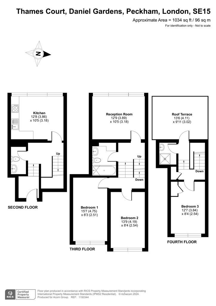 Daniel Gardens, Peckham, London floorplan