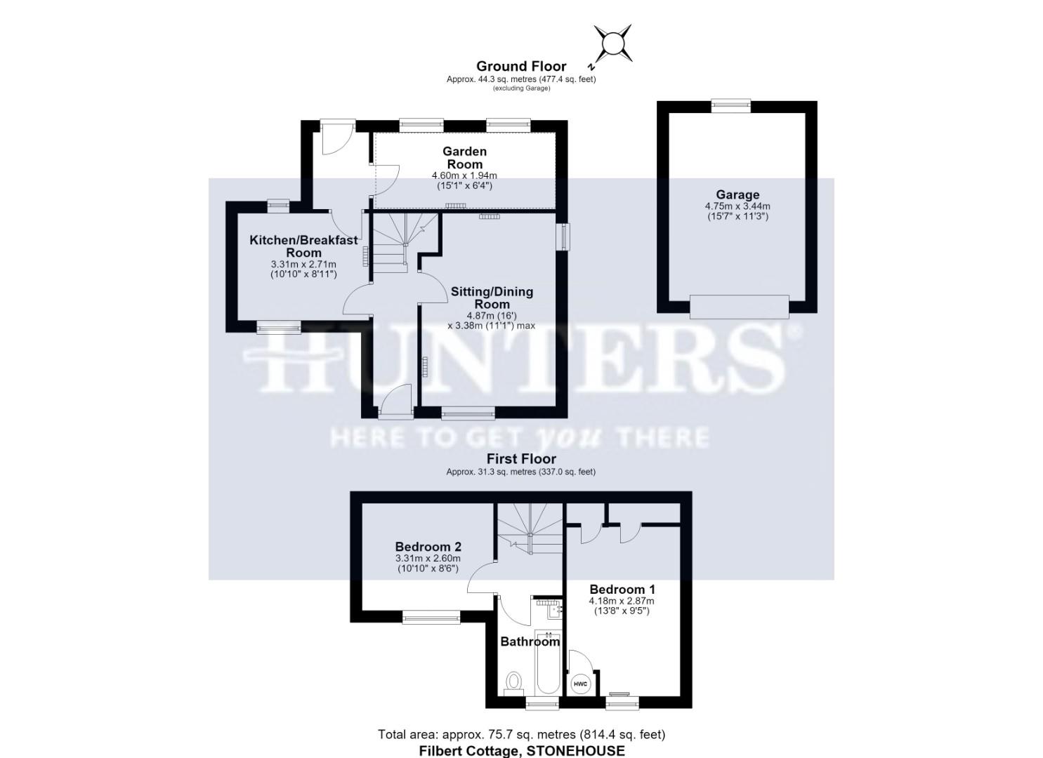 Filbert Cottage, Braod Street, Stonehouse floorplan